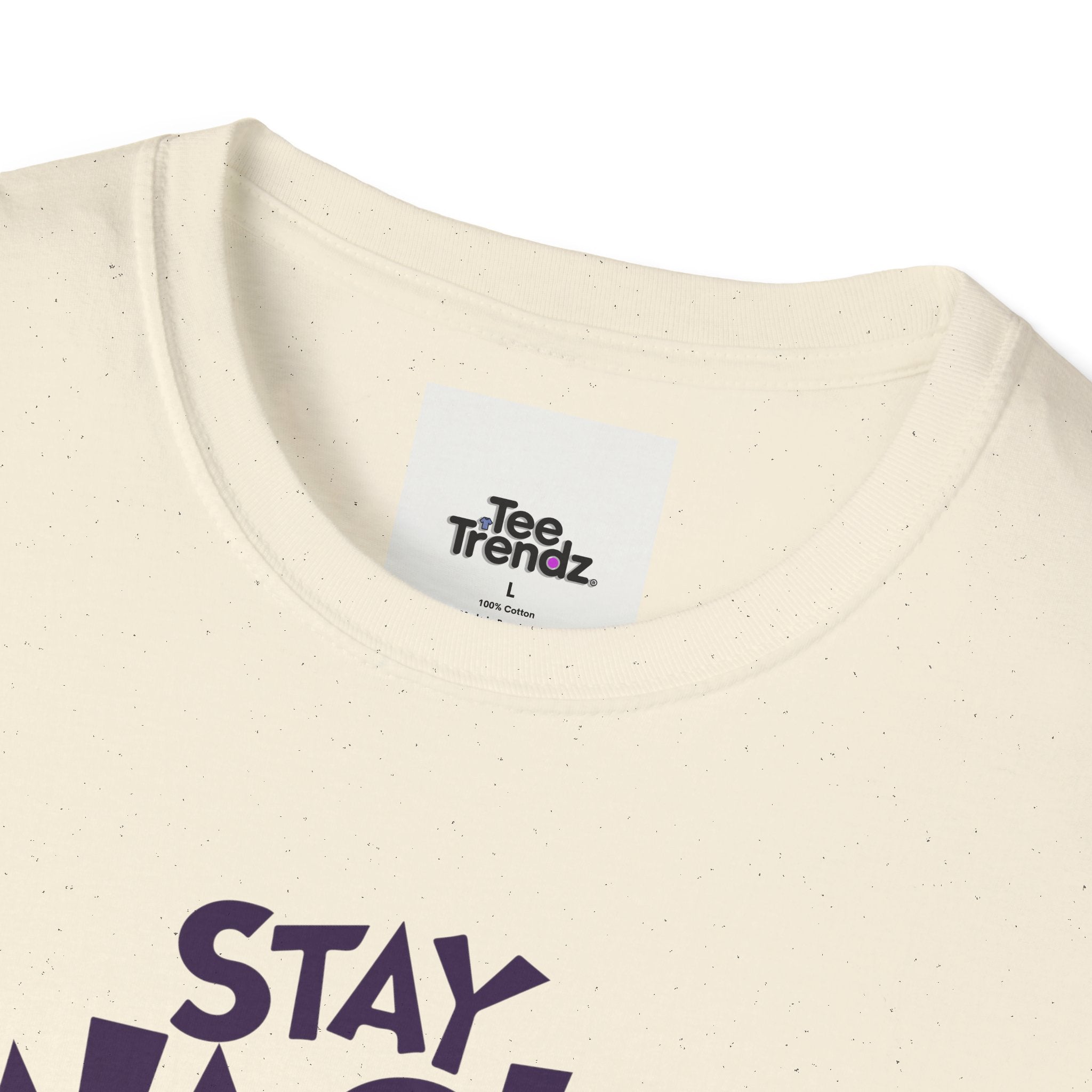 Stay Wacky Bruh T-Shirt — Funny Blue Fuzzy Monster Graphic Tee