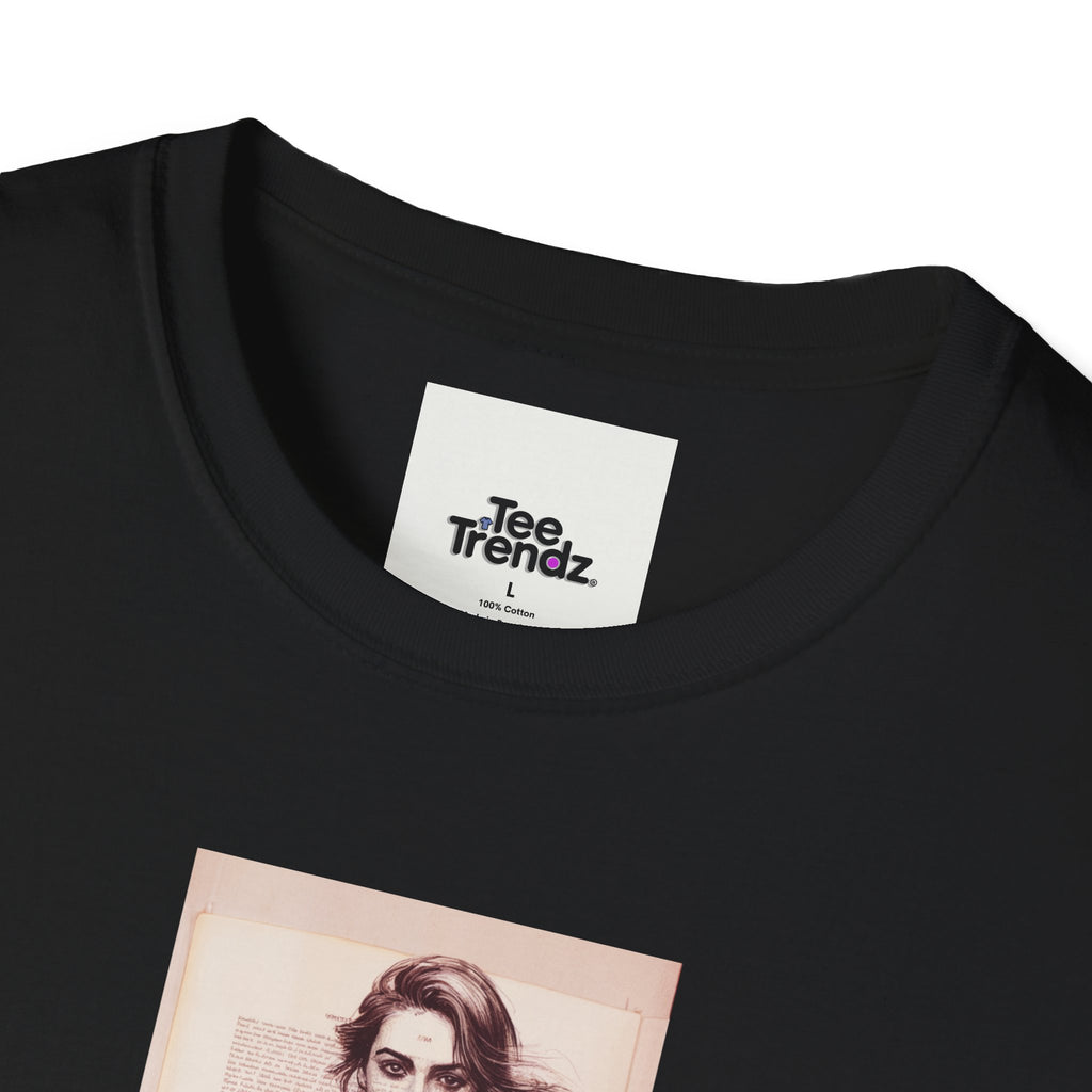 Fashion Illustration Tee — Colorful Watercolor Model Graphic T-Shirt
