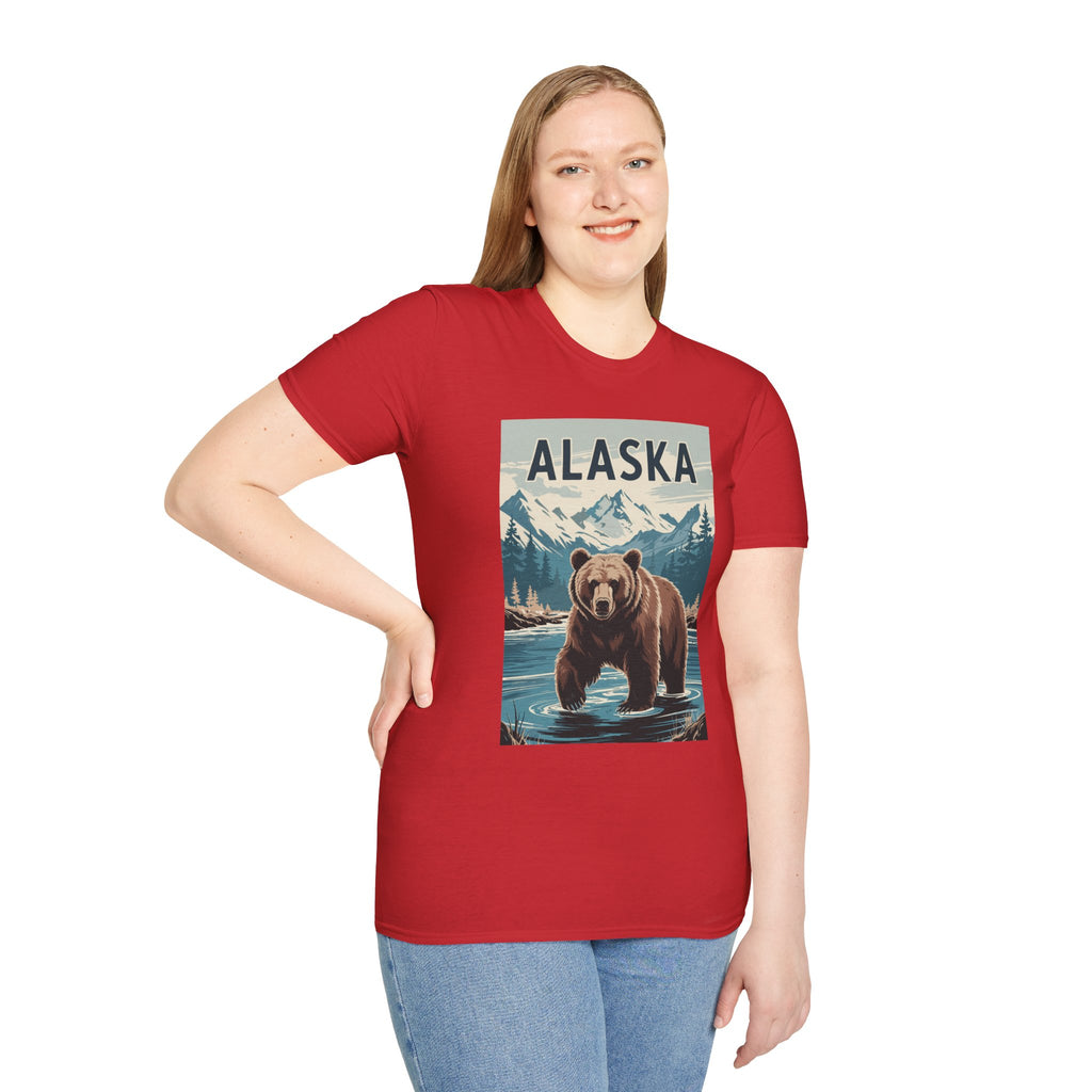 Alaska Bear T-Shirt — Vintage Mountain Wildlife Tee