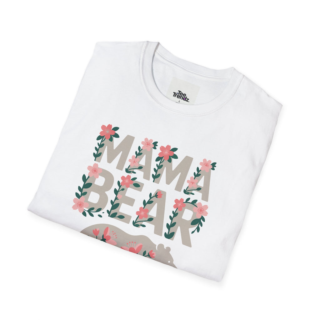 Mama Bear Floral T-Shirt — Mother's Day Mom Tee