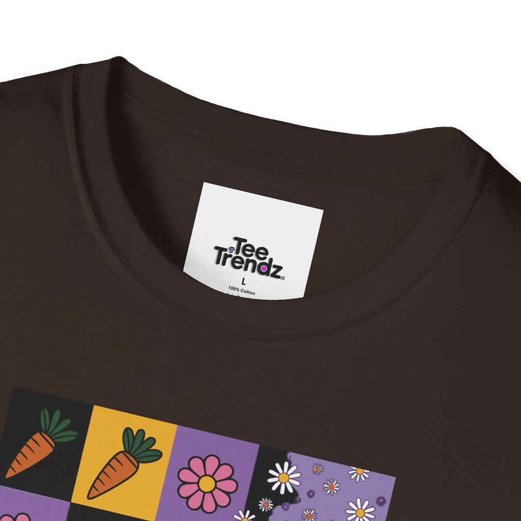 Easter Purple Bunny Art T-Shirt