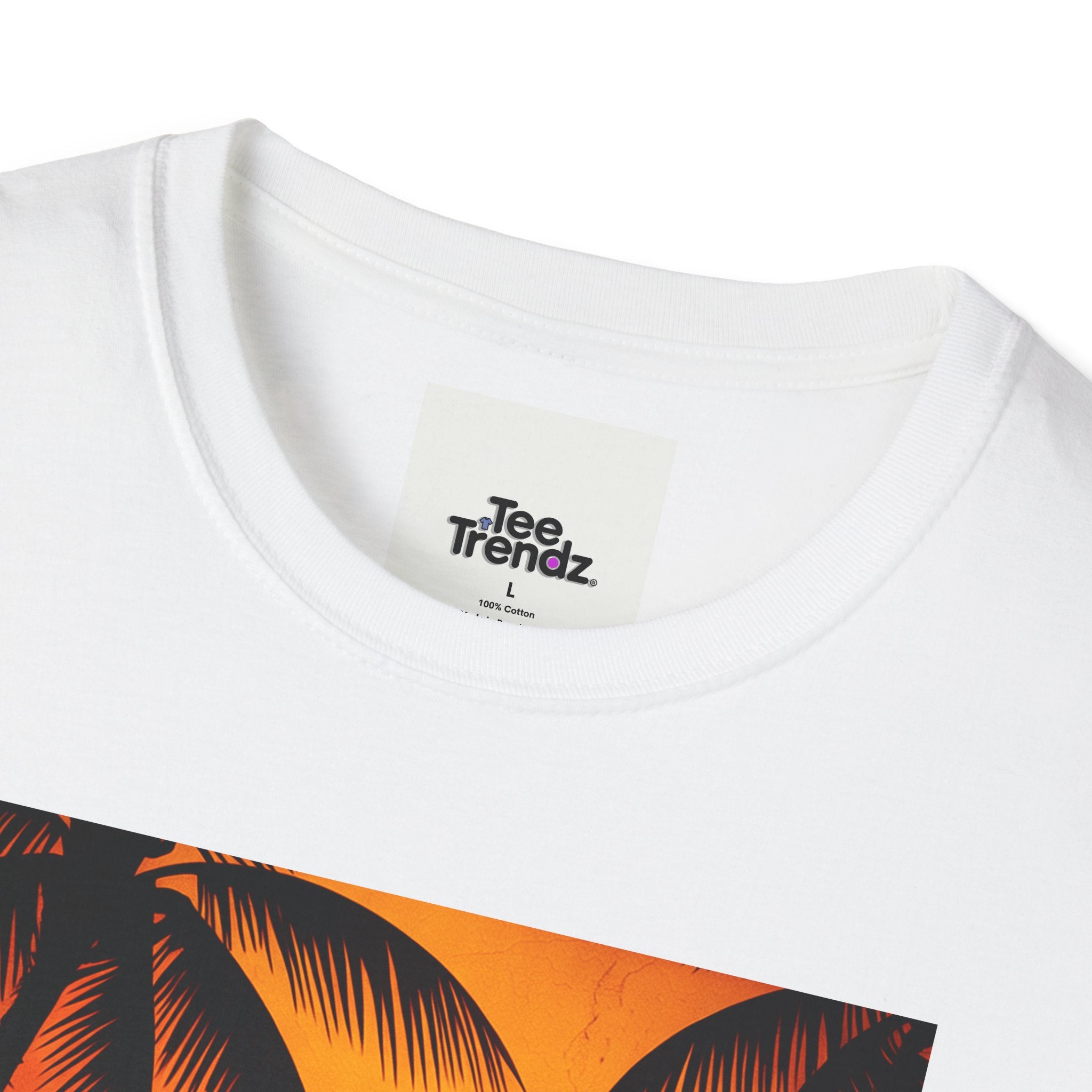 Summer Vibes Surf T-Shirt — Retro Sunset Palm Beach Tee