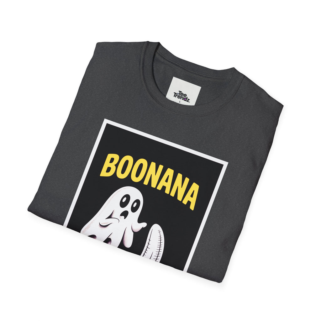 Boonana Ghost Banana Graphic T-Shirt — Funny Halloween Fruit Tee