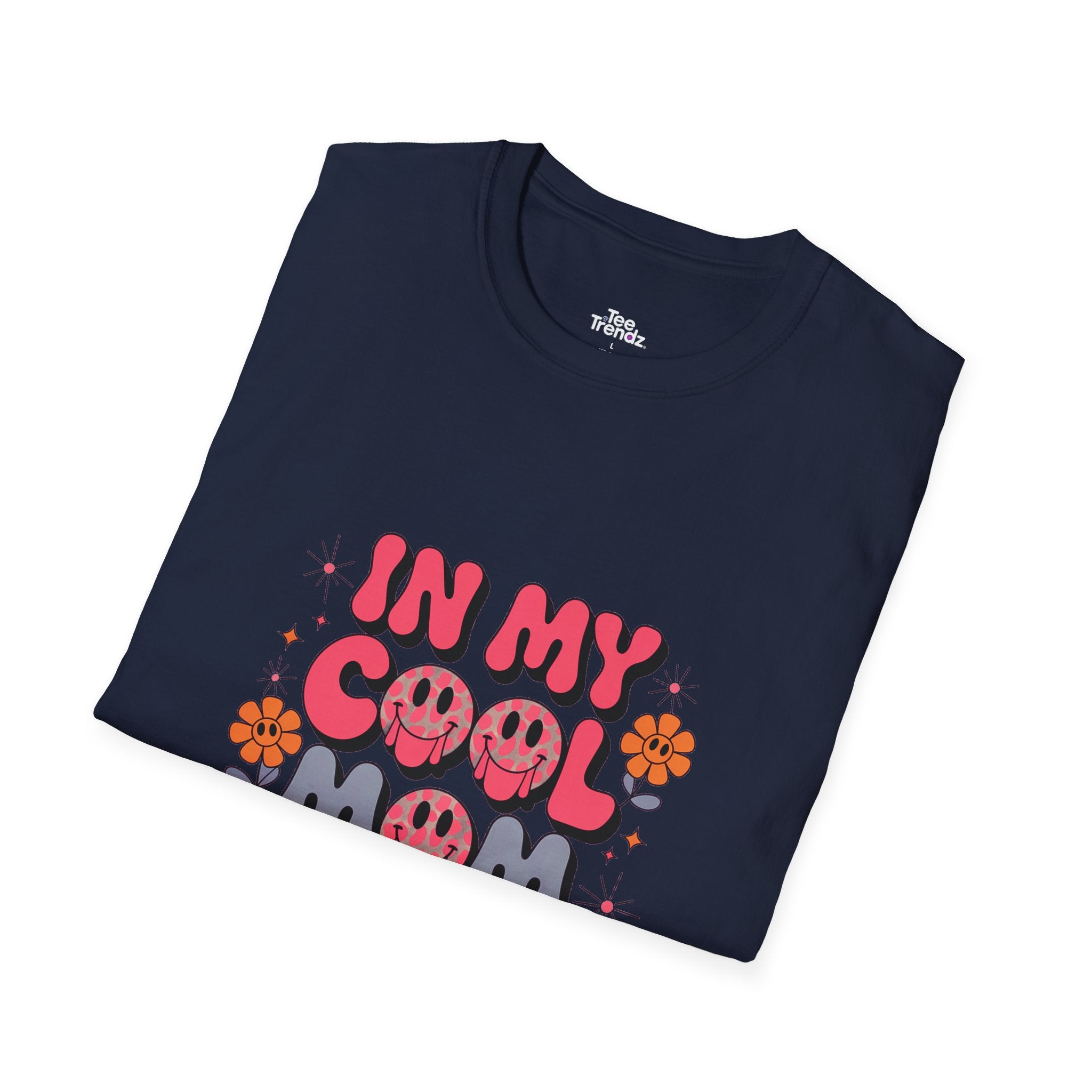 T-Shirt — "In My Cool Mom Era" Retro Floral Graphic Tee