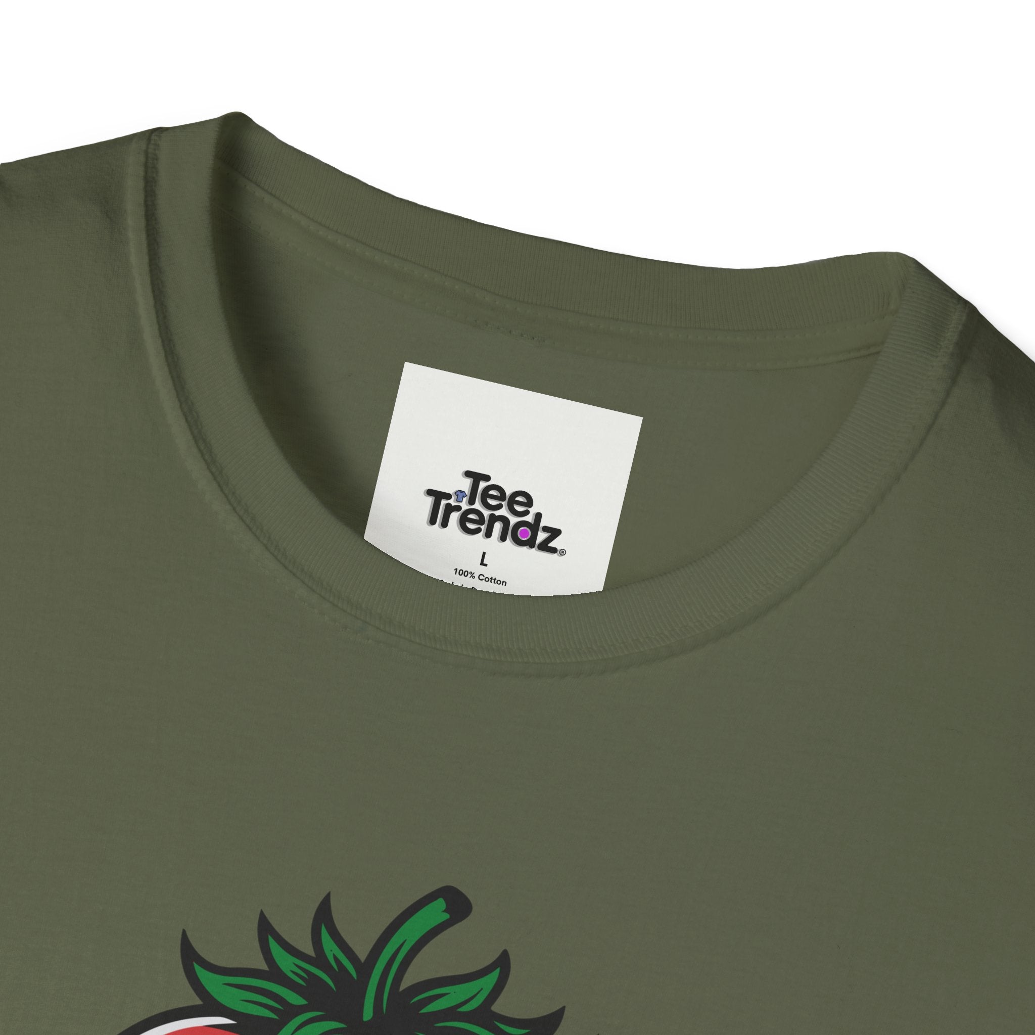 Stroberry Tee – Funny Cartoon Strawberry Graphic T-Shirt (“This Is A Stroberry”)