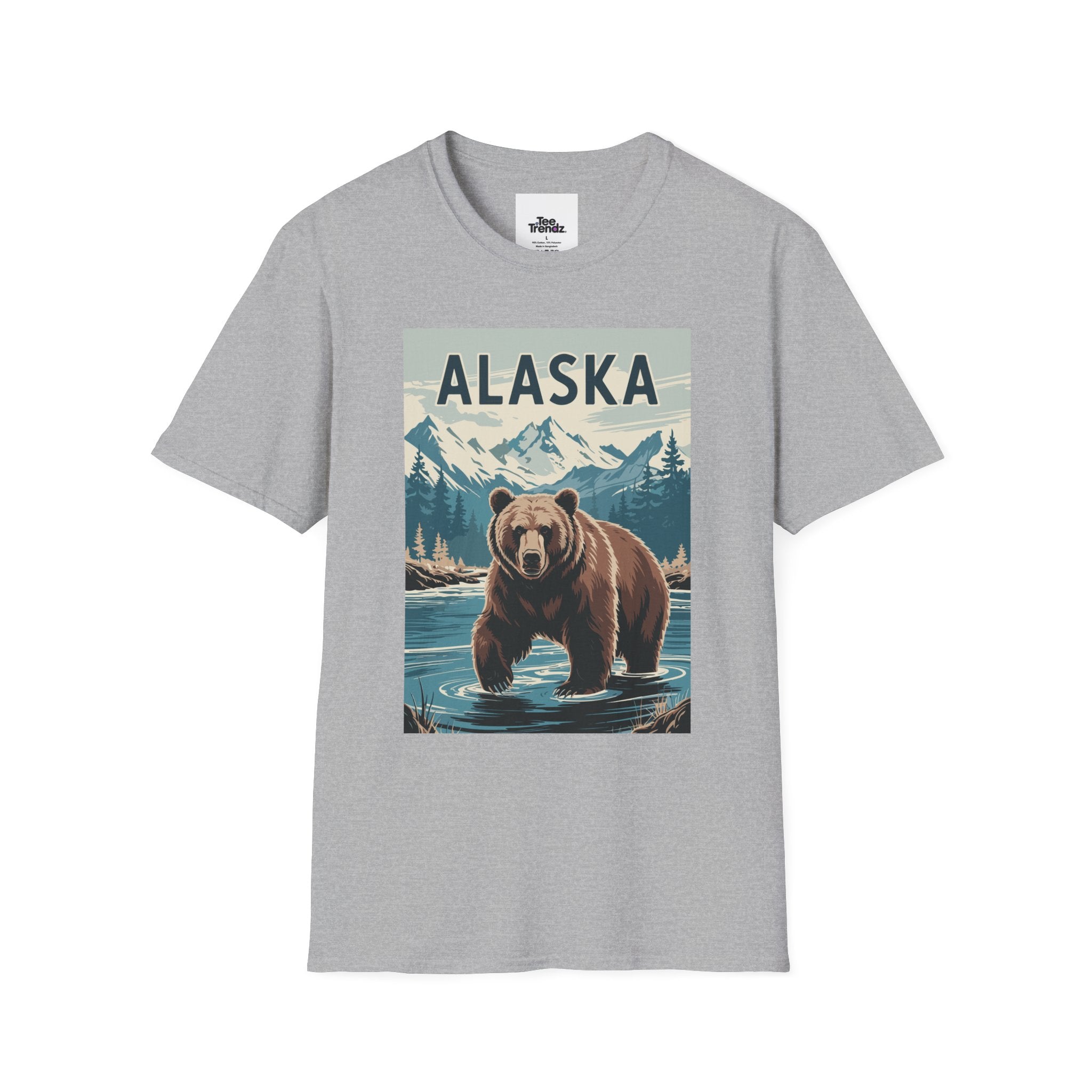 Alaska Bear T-Shirt — Vintage Mountain Wildlife Tee