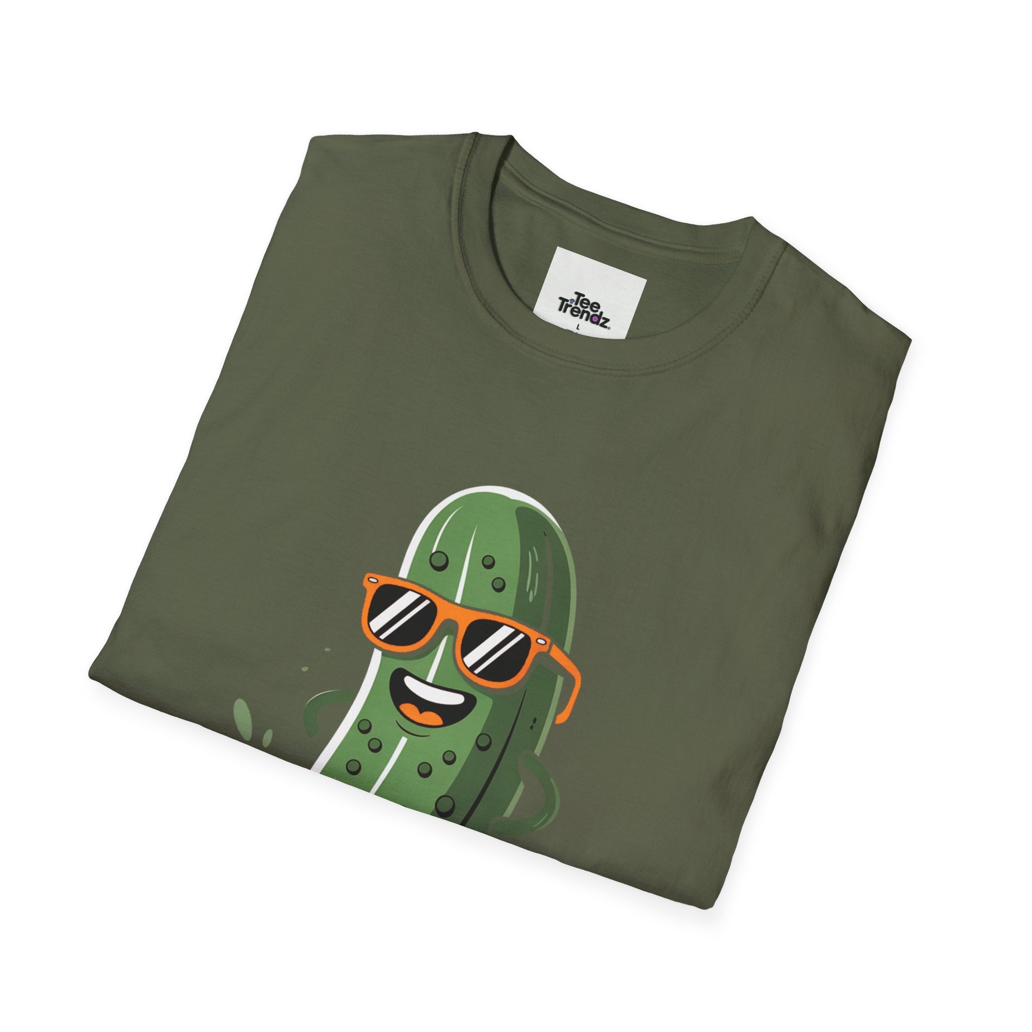Cool Pickle Graphic T-Shirt — Sunglasses Pickle Funny Cute Tee