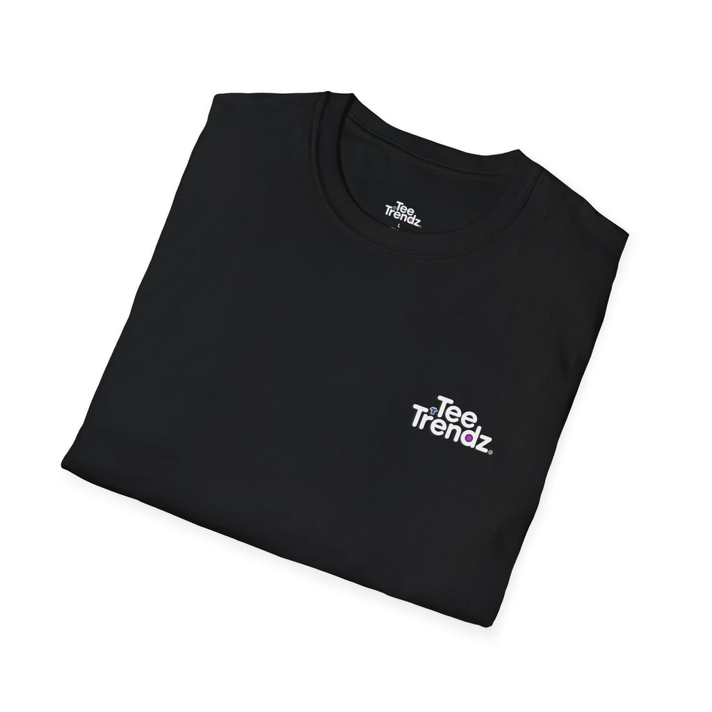 Zipper Reveal Dog Graphic T-Shirt