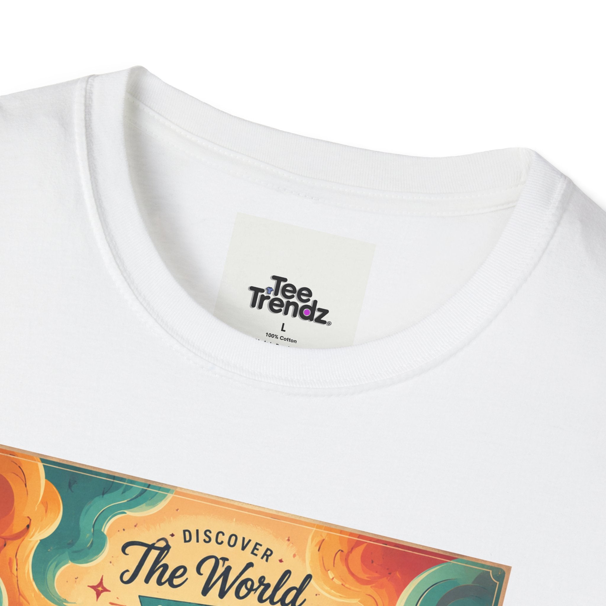 Travel Poster T-Shirt — 'The World, Countless Memories' Vintage Eiffel Tower Tee
