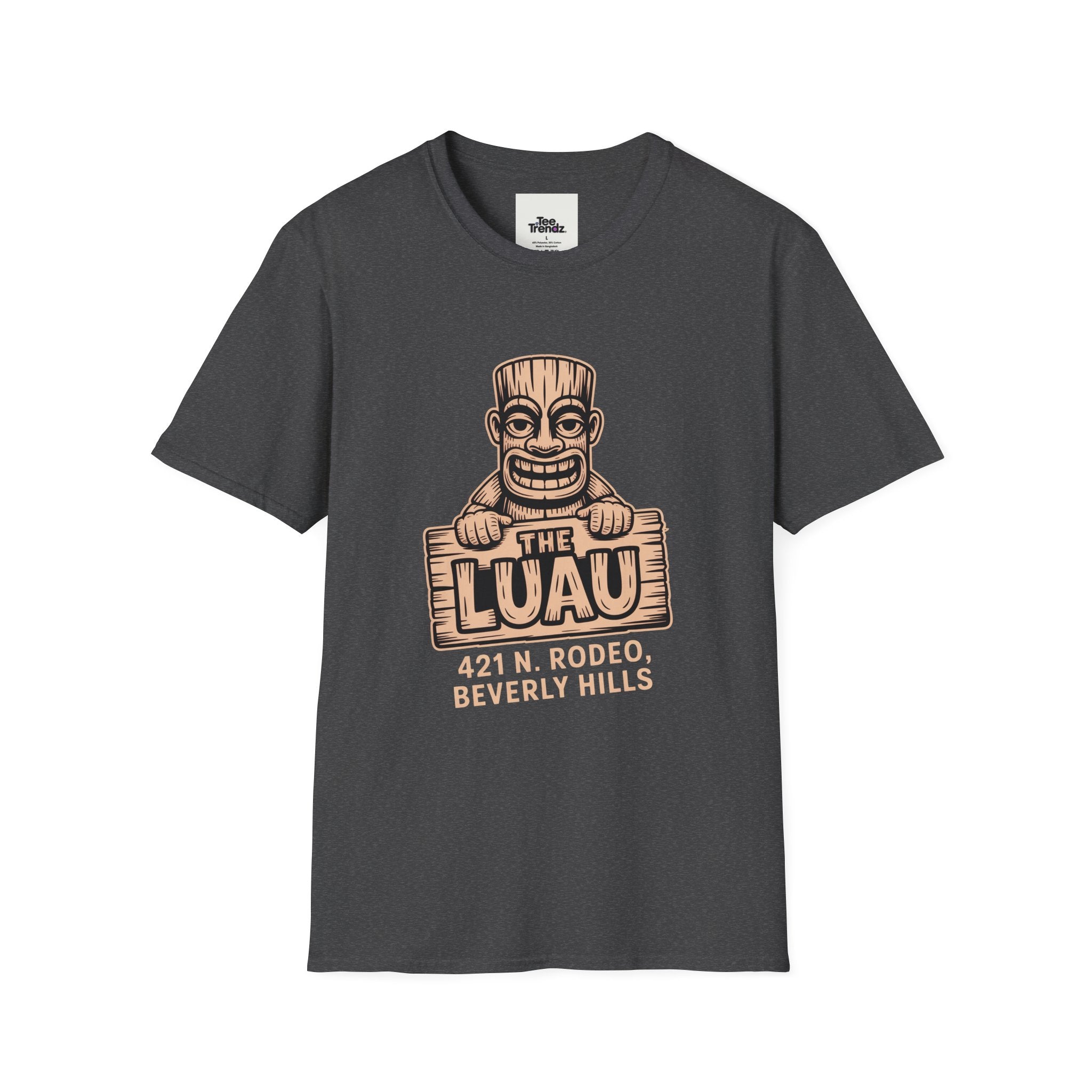 Luau T-Shirt — Vintage Tiki The Luau Graphic Tee (421 N. Rodeo, Beverly Hills)