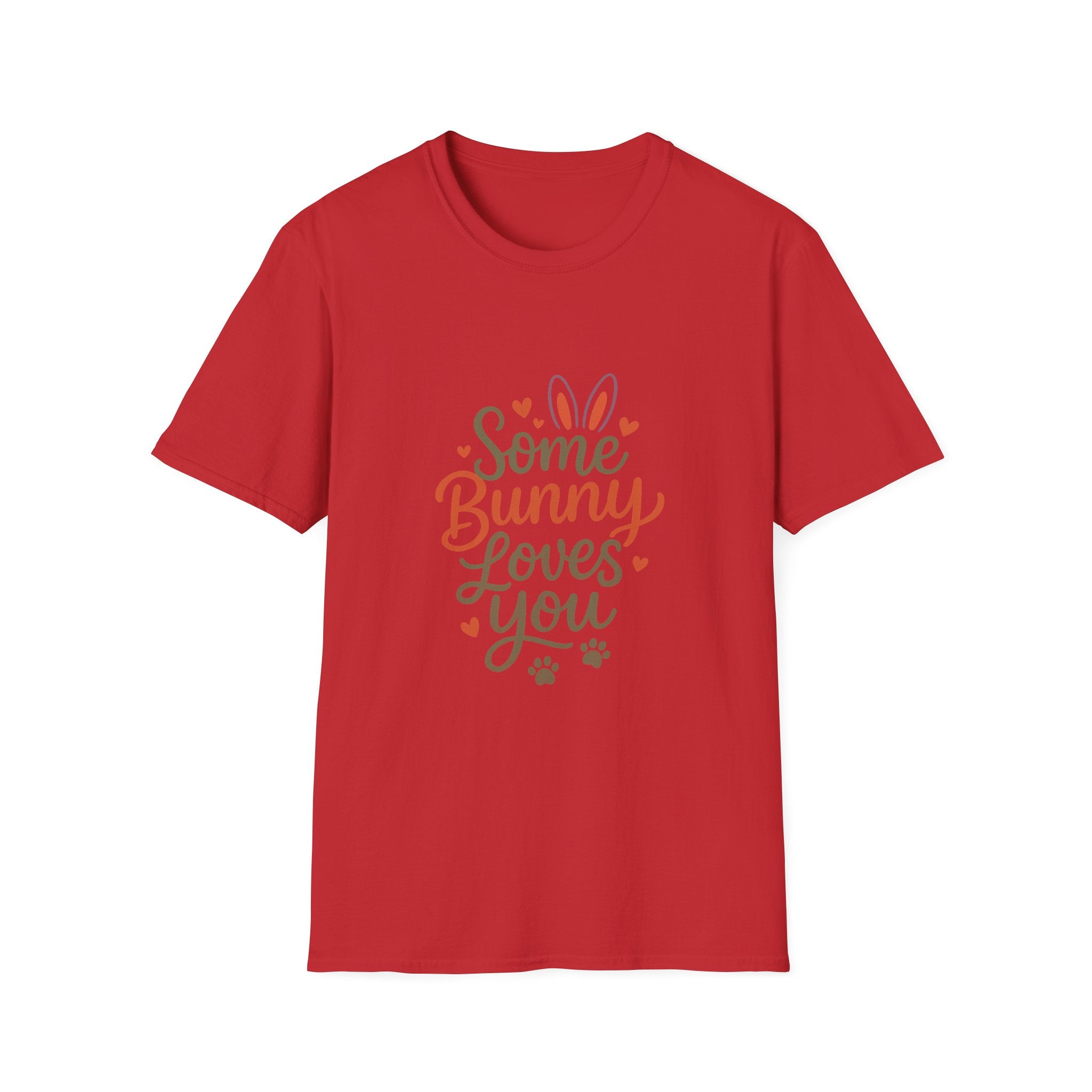 Some Bunny Loves You T-Shirt — Cute Easter Bunny Paw Print Tee