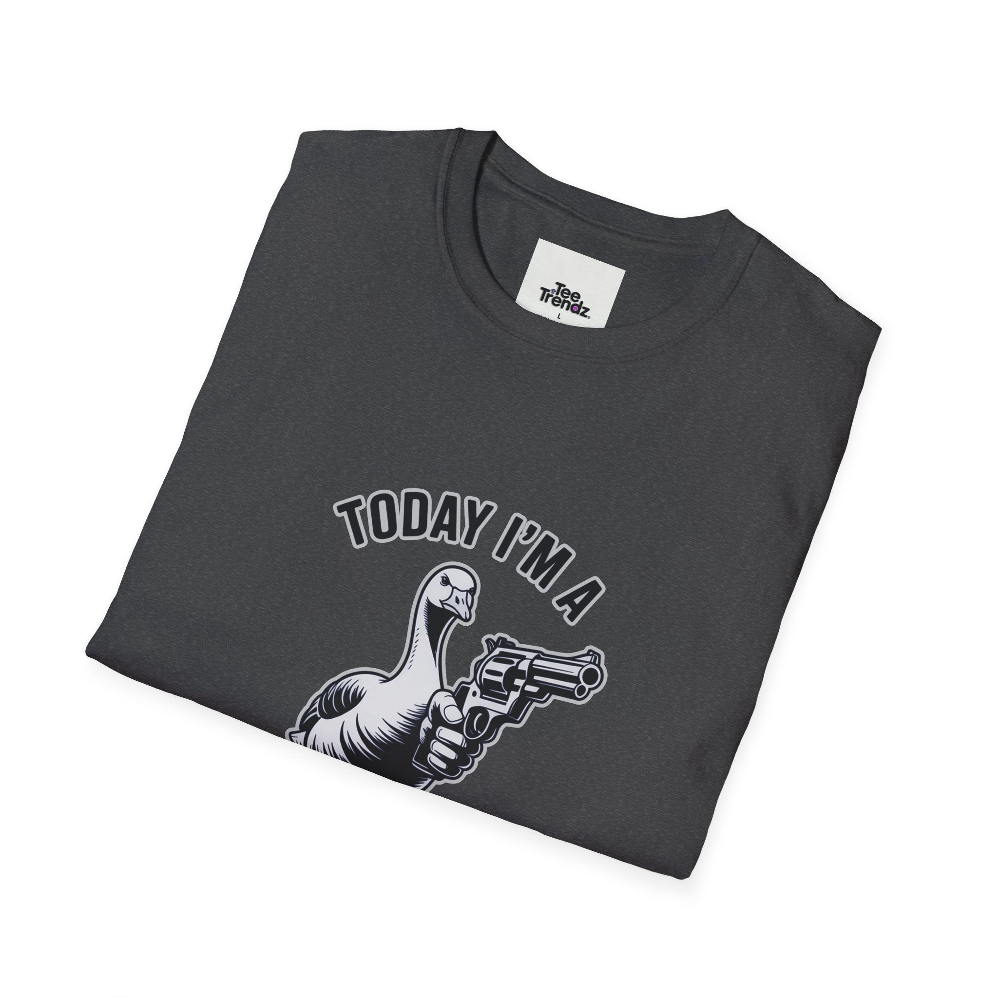 Serious Goose T-Shirt — "Today I'm a Serious Goose" Funny Graphic Tee