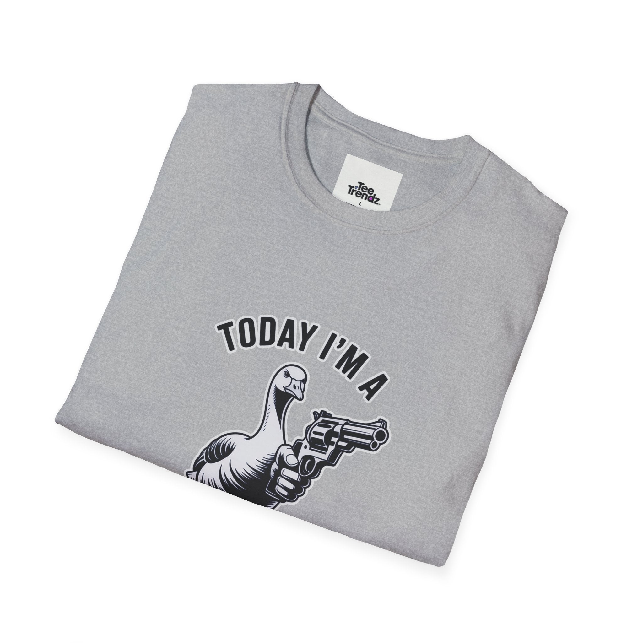 Serious Goose T-Shirt — "Today I'm a Serious Goose" Funny Graphic Tee