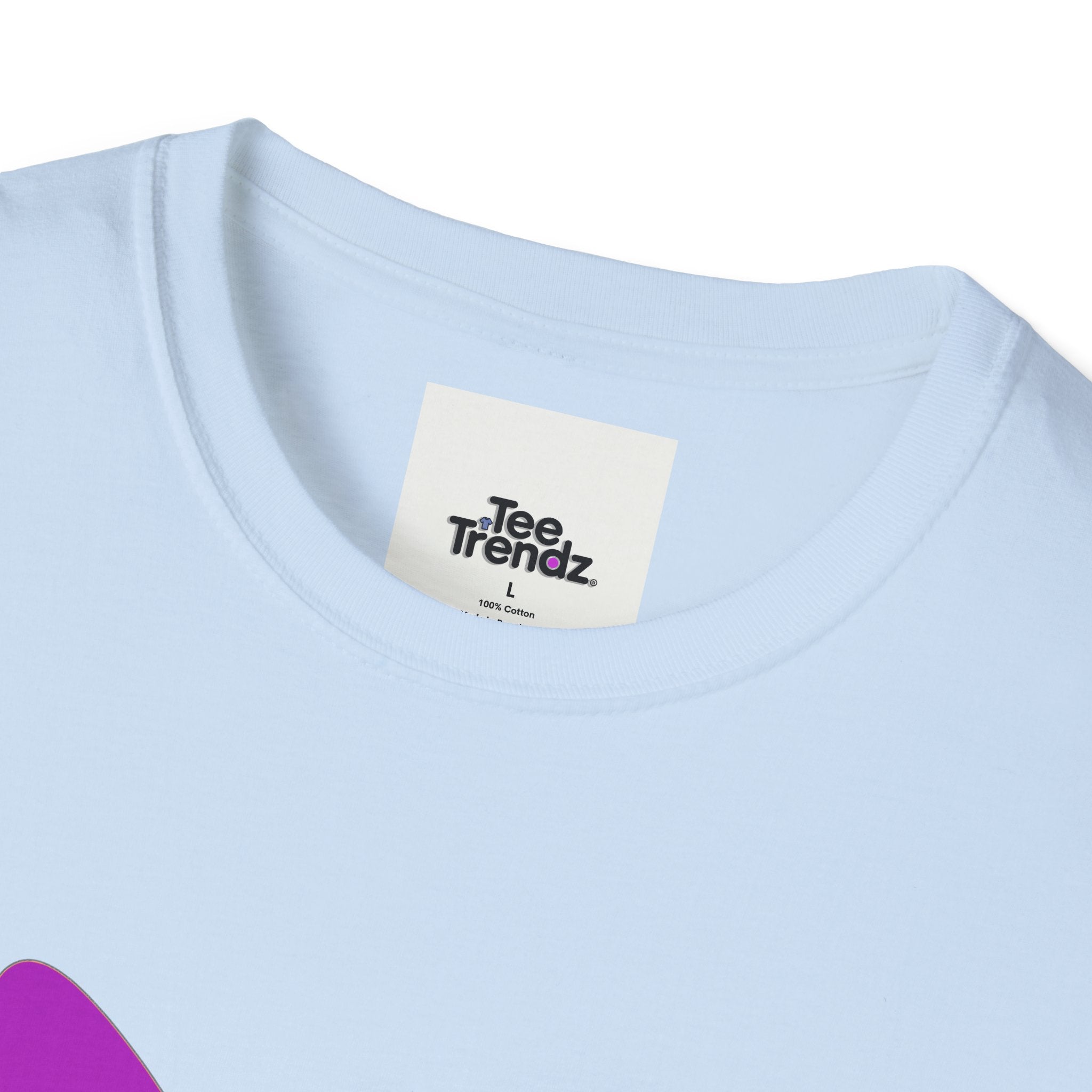 Cat Mum T-Shirt — Cute Purple Cat Face Tee for Cat Moms, Mother’s Day Gift