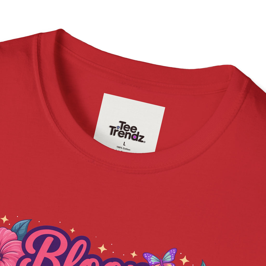 Bloom Baby Bloom Floral T-Shirt — Cute Spring Garden Tee for New Moms & Moms-to-Be