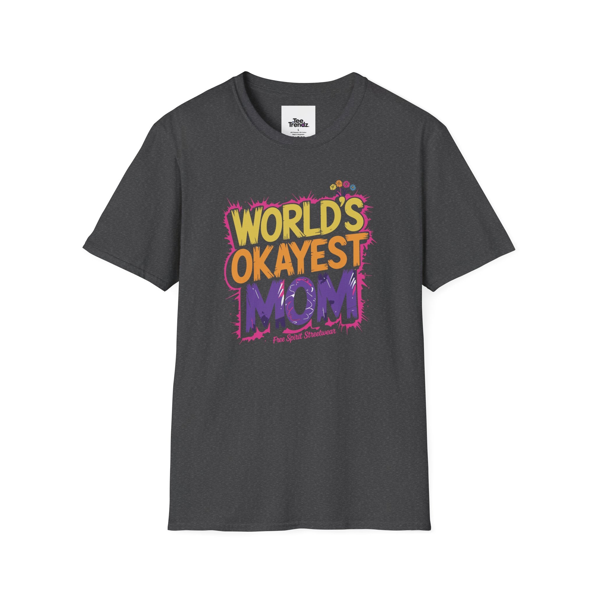 World's Okayest Mom T-Shirt – Funny Mother's Day Gift