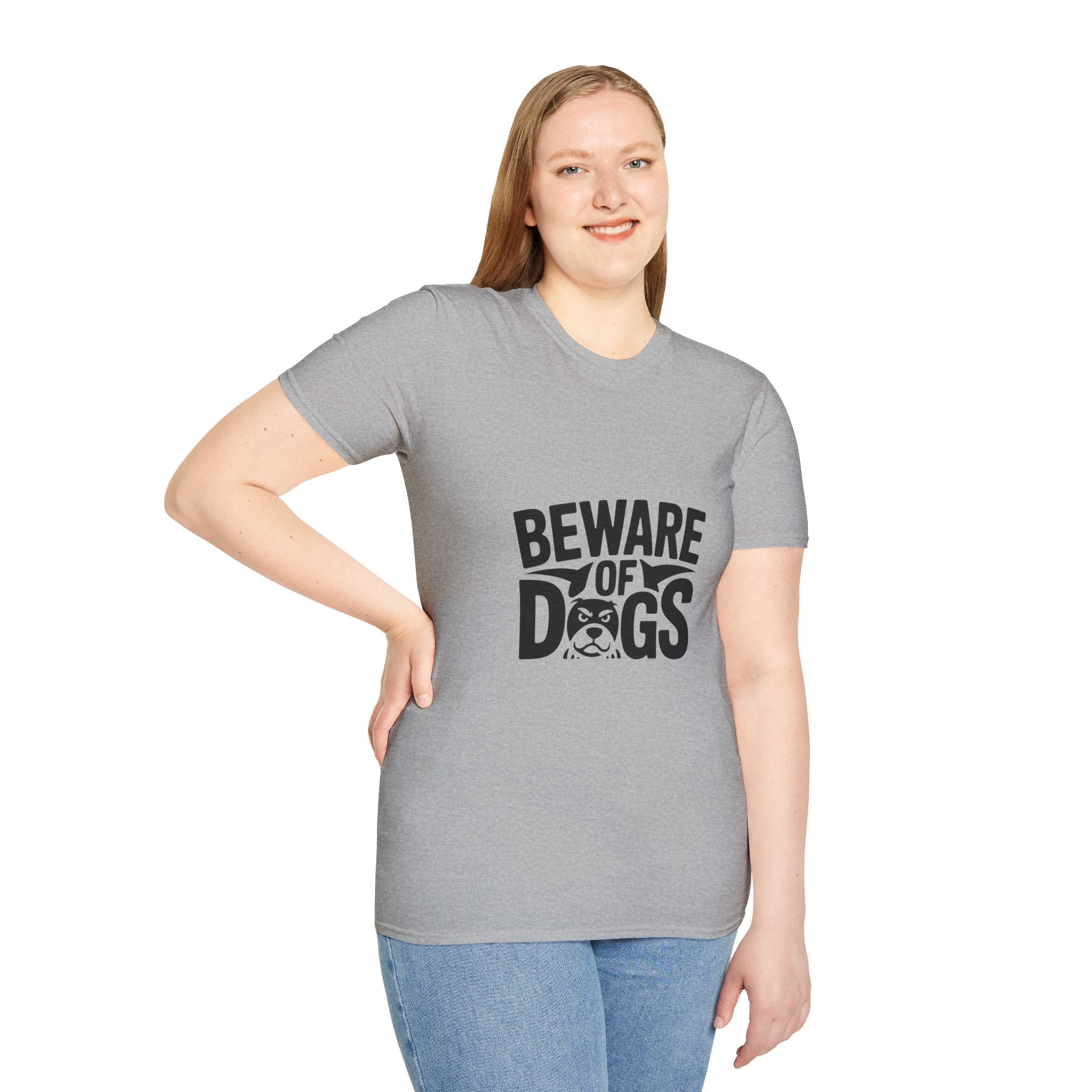 Beware of Dogs T-Shirt — Funny Bulldog Graphic Tee for Dog Lovers
