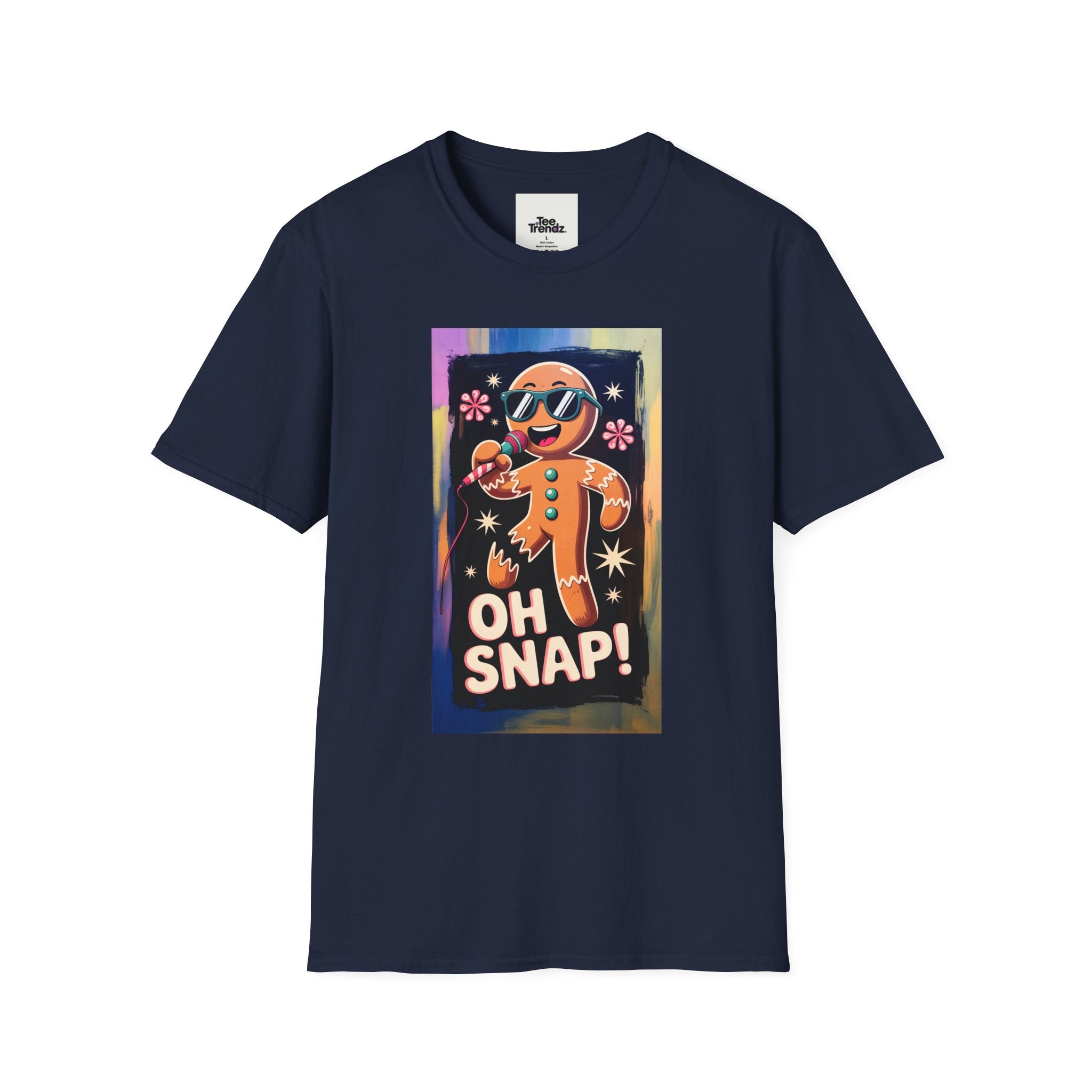 T-Shirt — 'Oh Snap!' Gingerbread Cookie Graphic Tee