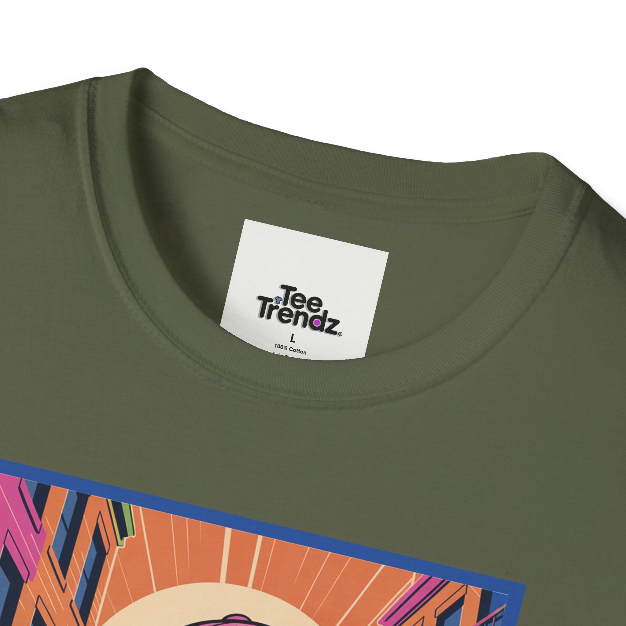 Skateboard Duck Graphic T-Shirt — Retro Streetwear Skateboarder Design