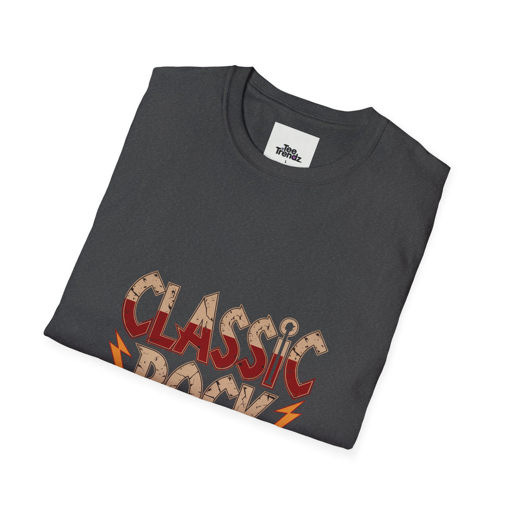 Classic Rock T-Shirt — Retro Lightning Band Tee
