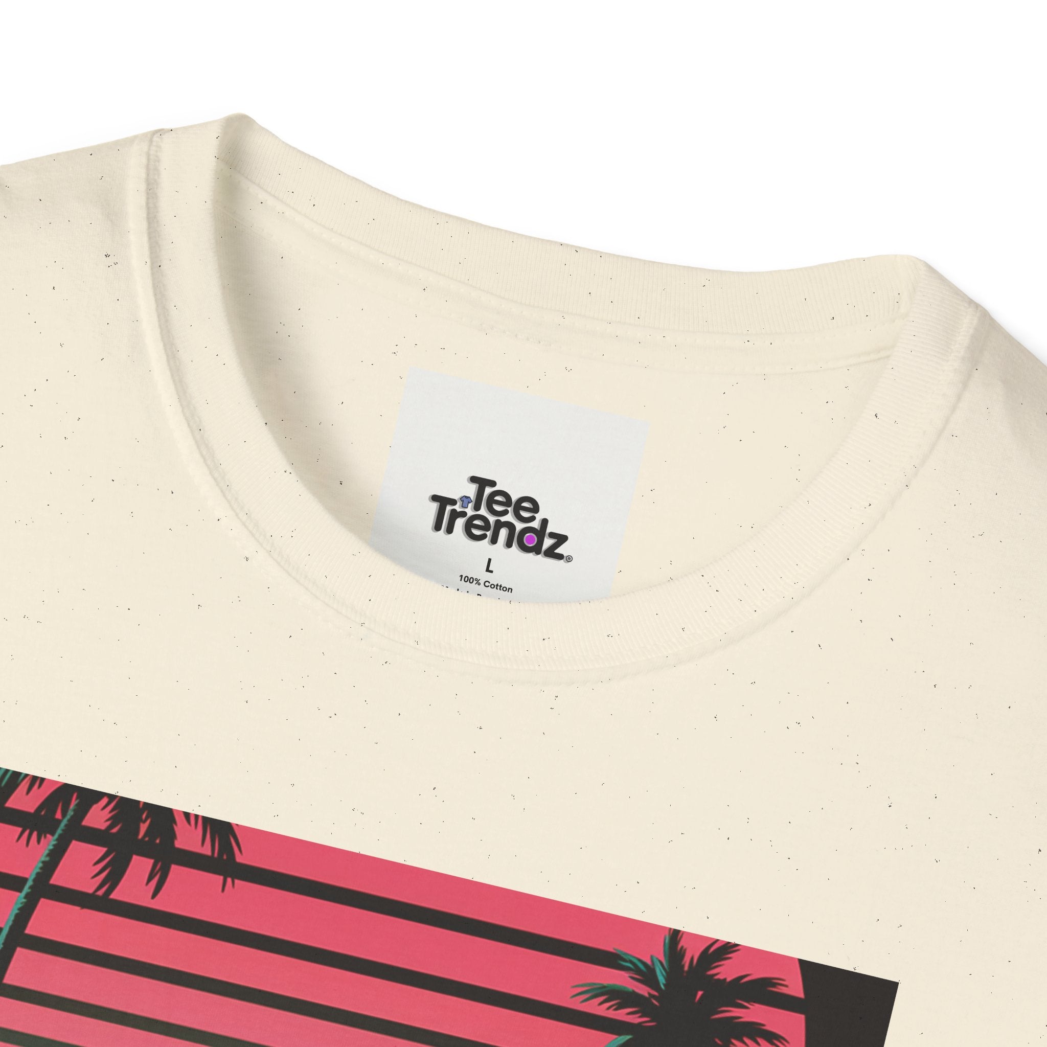 Visit Nebraska Retro T-Shirt — Neon Vintage Roadtrip Poster Design
