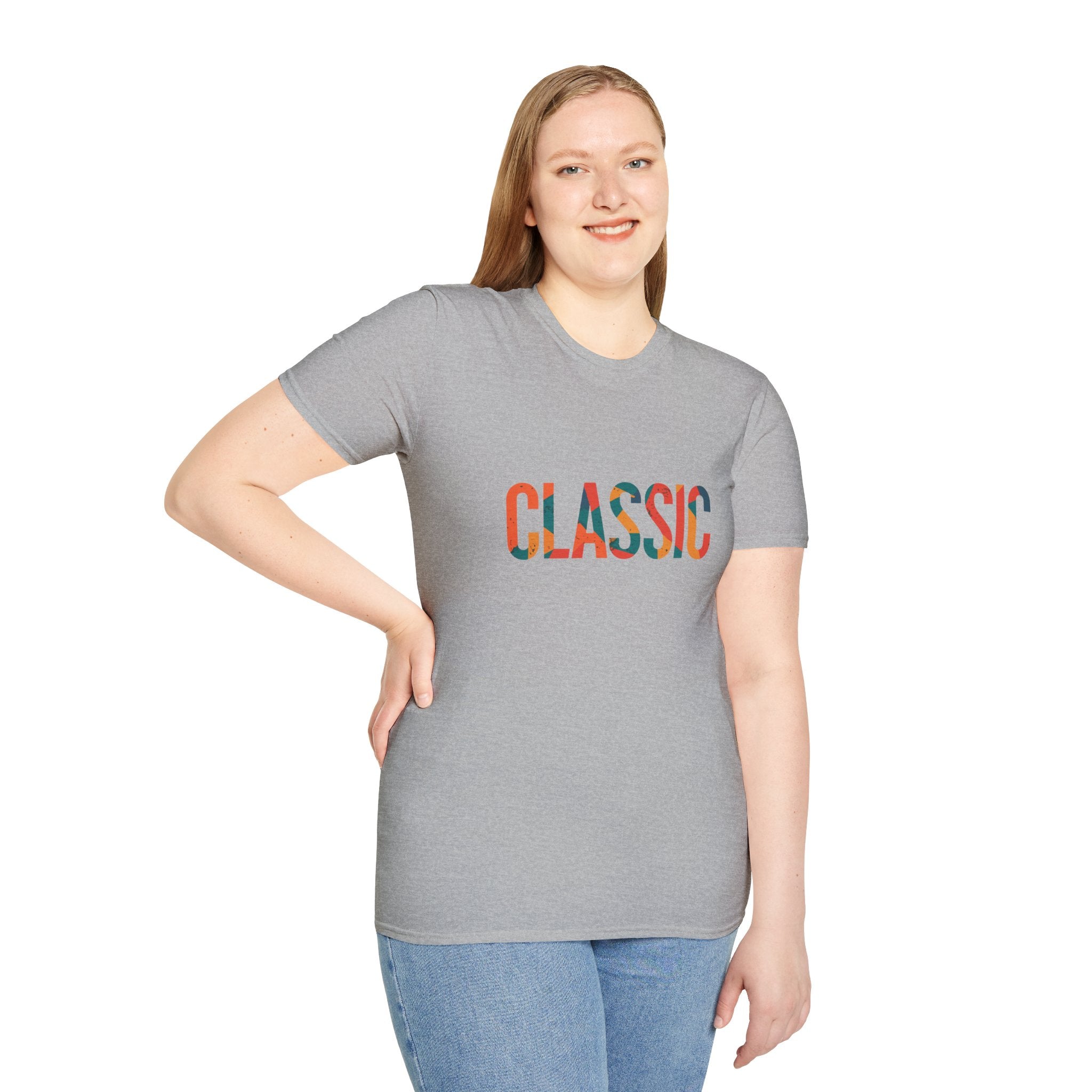 Classic Retro Text T-Shirt