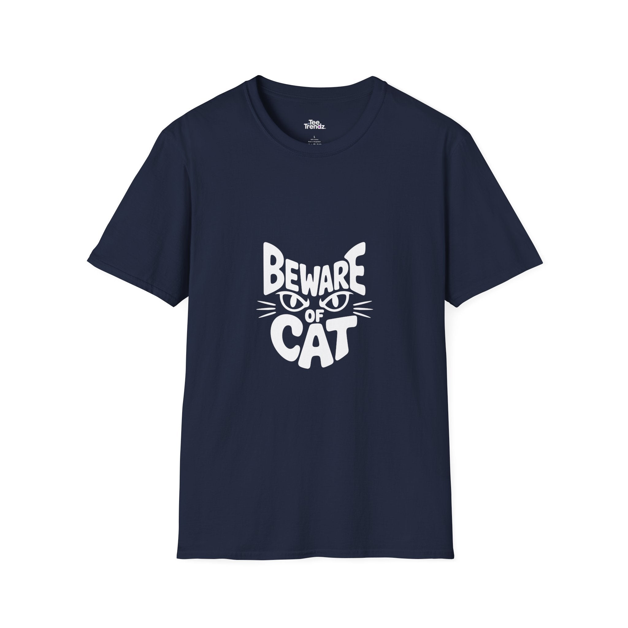 Beware of Cat T-Shirt — Funny Cat Lover Tee