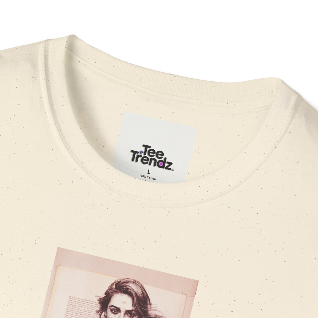 Fashion Illustration Tee — Colorful Watercolor Model Graphic T-Shirt