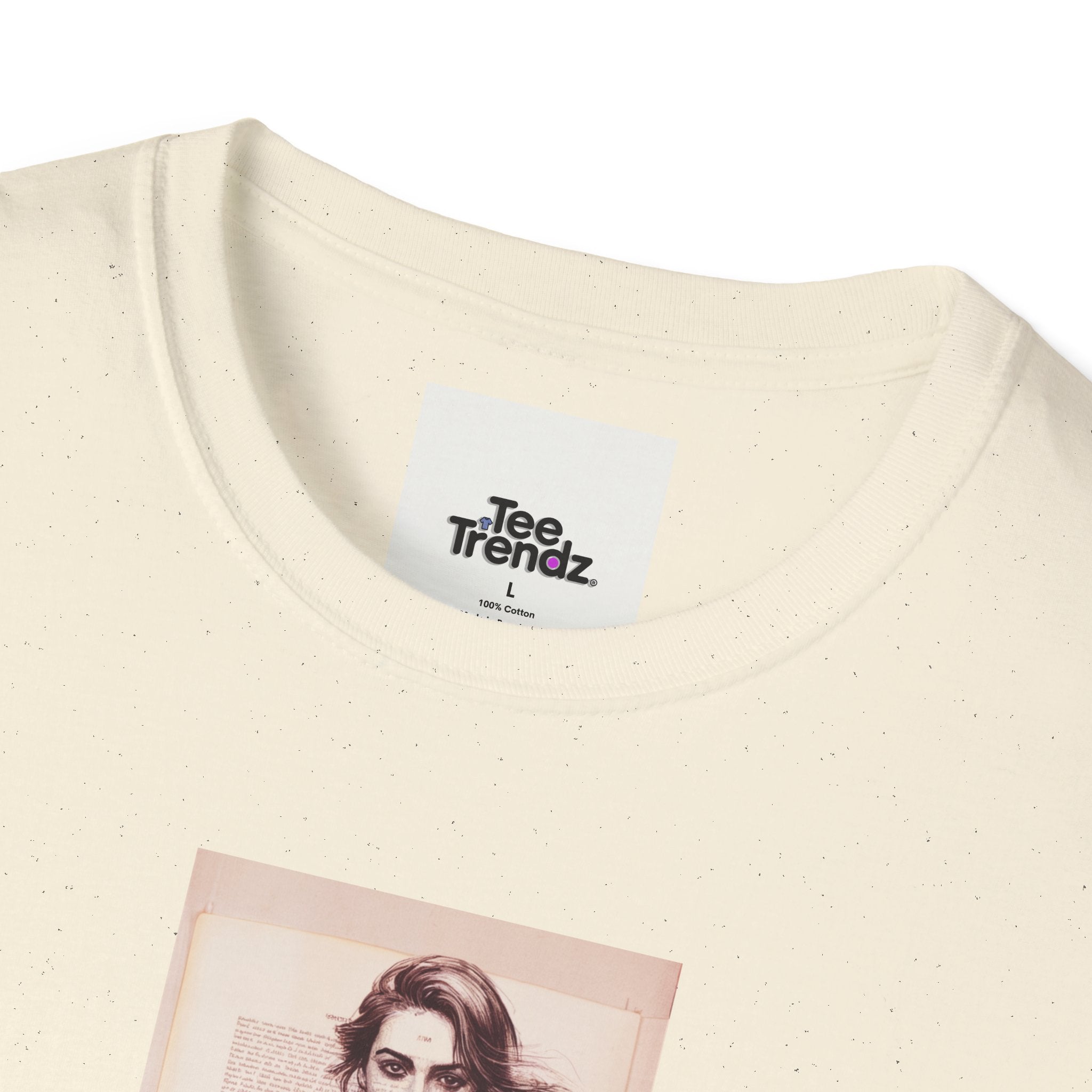 Fashion Illustration Tee — Colorful Watercolor Model Graphic T-Shirt