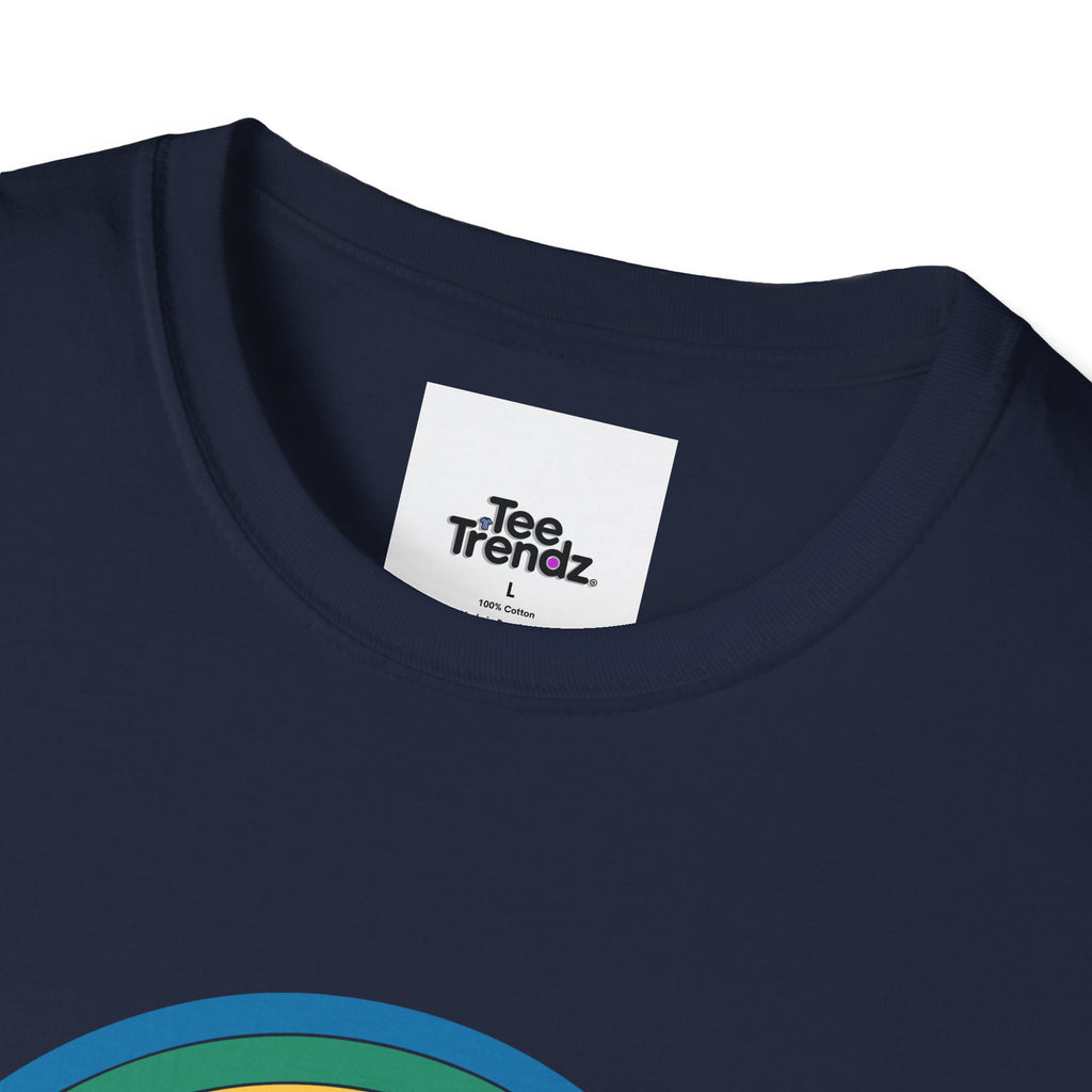 Pure Joy Dog T-Shirt – Playful Beagle Graphic Tee with Rainbow
