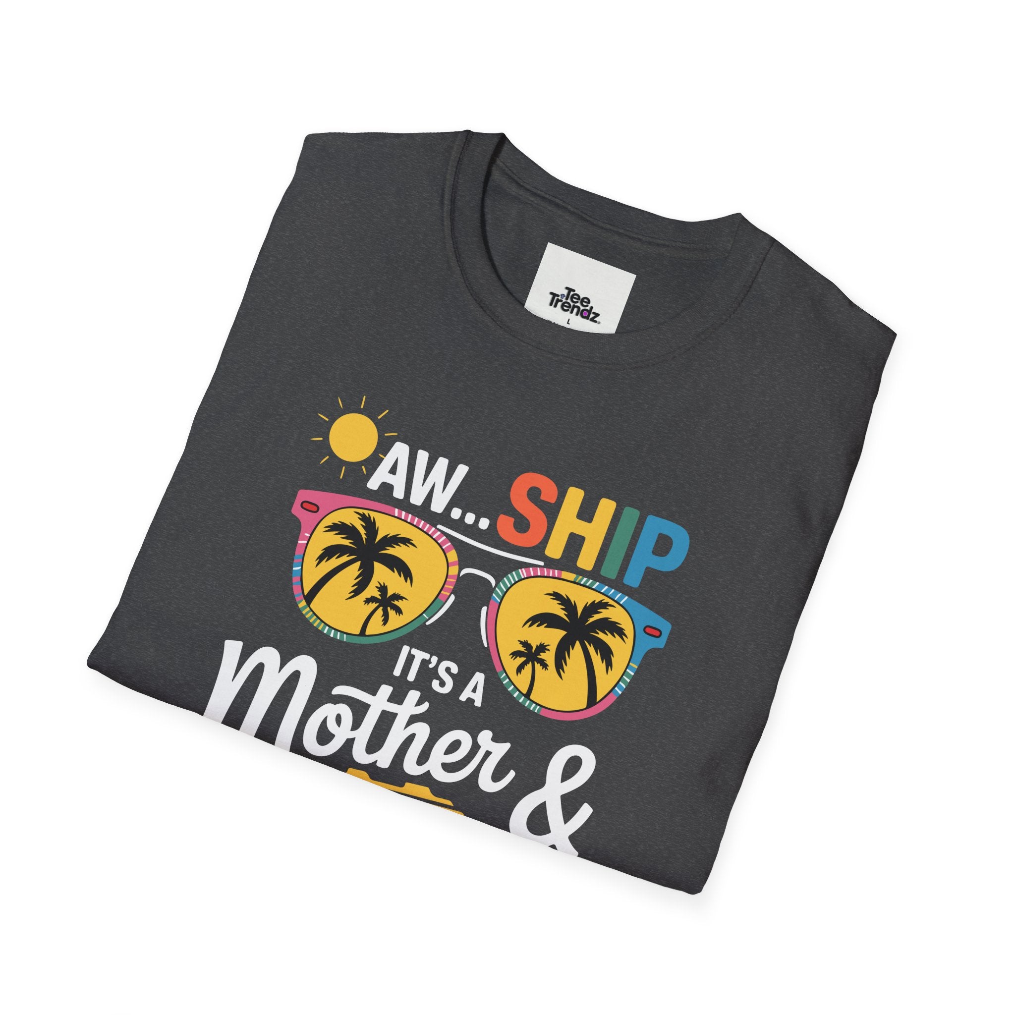 Mother & Daughter Trip T-Shirt – "Aw...Ship" Tropical Sunglasses Vacation Tee