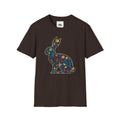 Floral Silhouette Rabbit T-Shirt