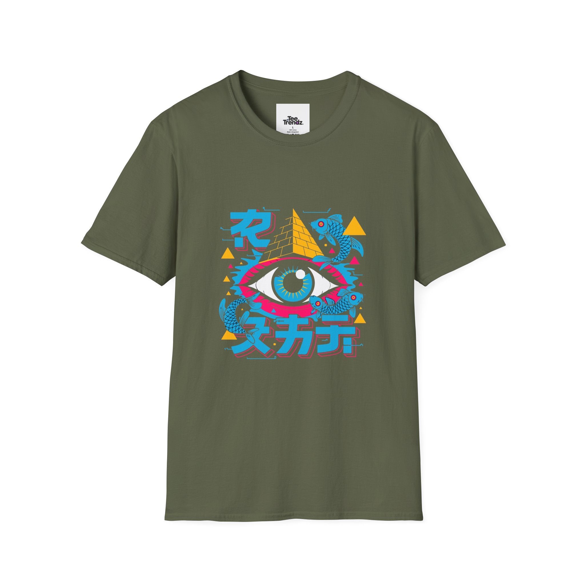 Psychedelic Eye T-Shirt — Retro Japanese Graphic Tee