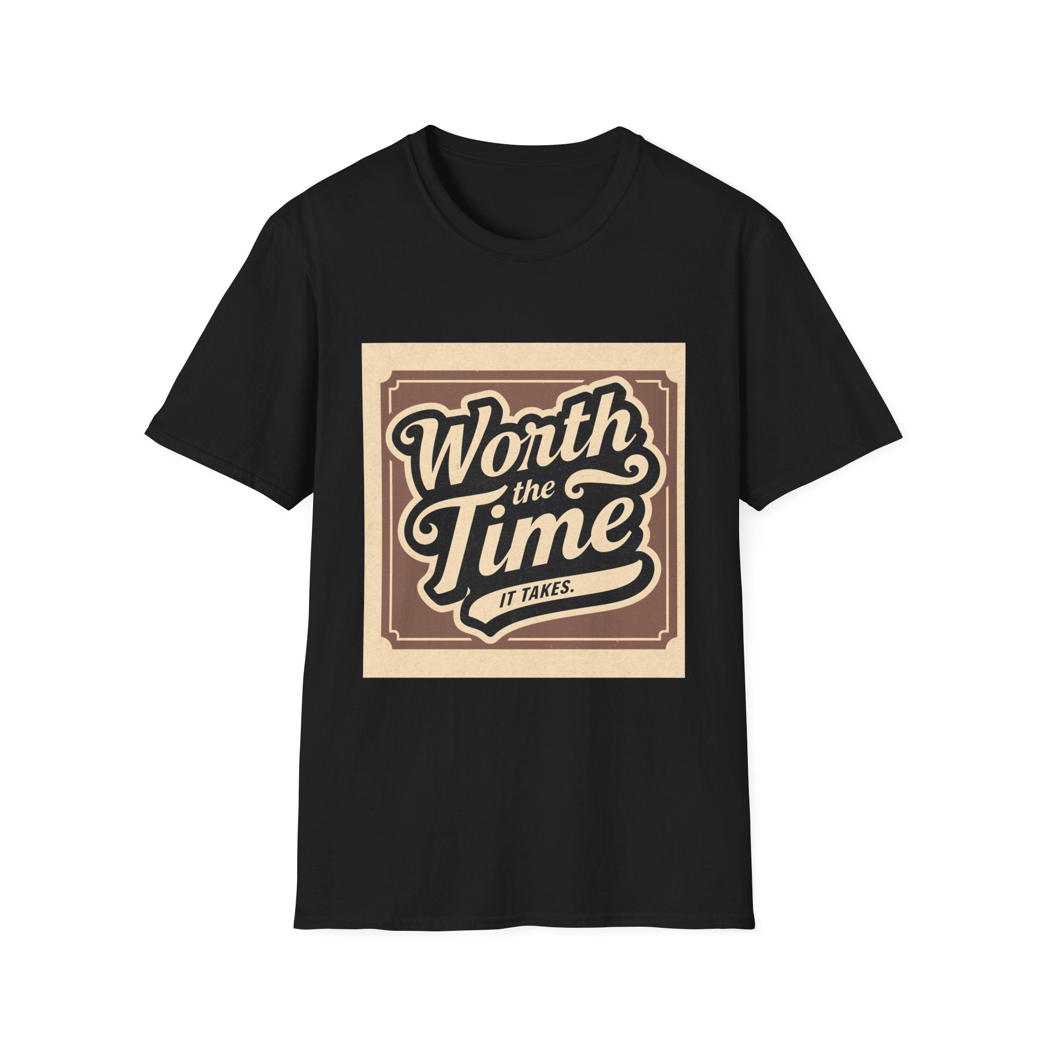 Worth the Time T-Shirt — Retro Vintage Inspirational Tee