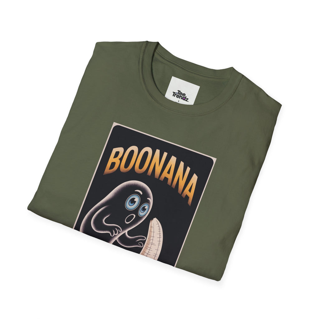 T-Shirt — "Boonana" Ghost with Banana Retro Graphic