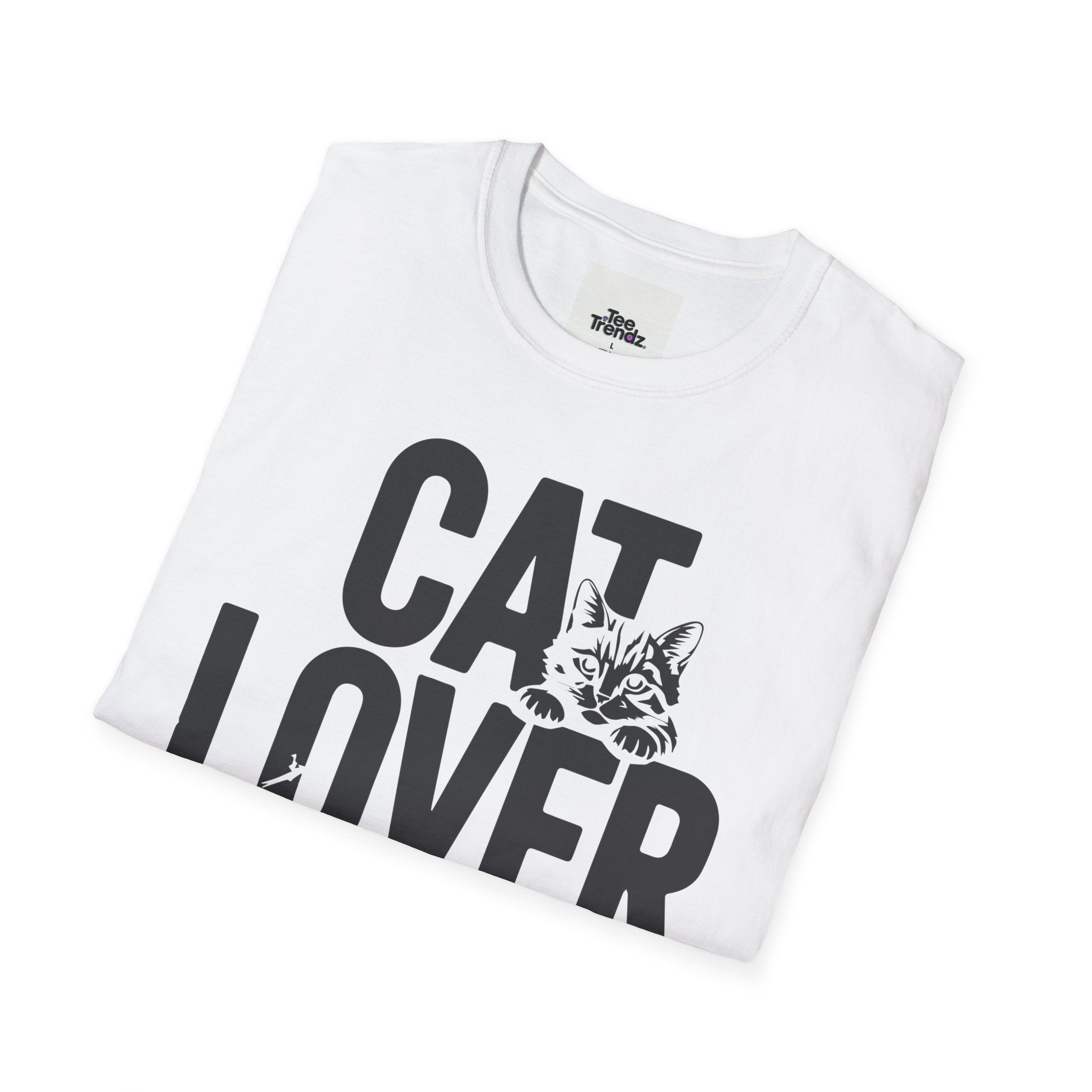 Cat Lover T-Shirt — Bold Graphic Tee for Cat Owners & Pet Lovers