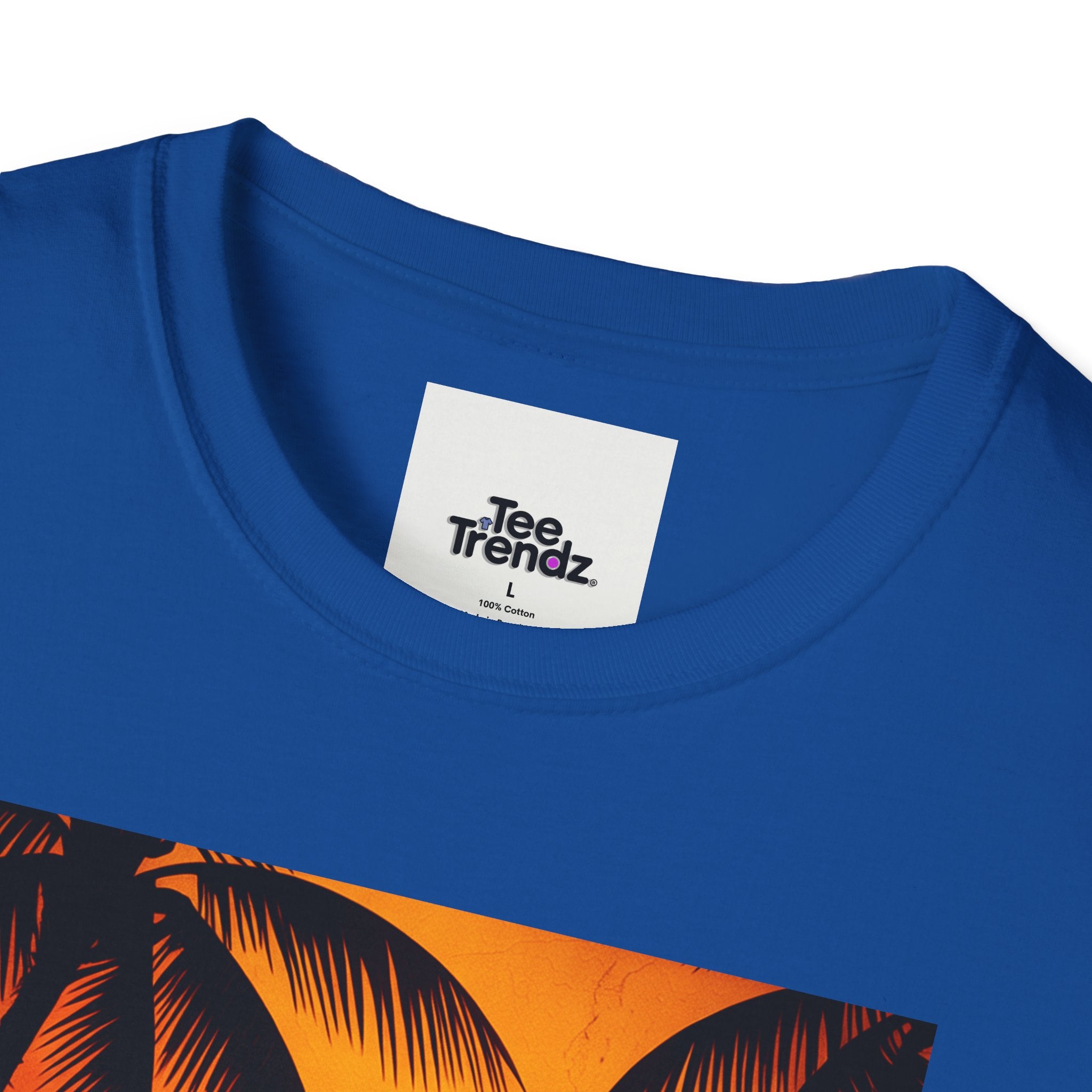 Summer Vibes Surf T-Shirt — Retro Sunset Palm Beach Tee