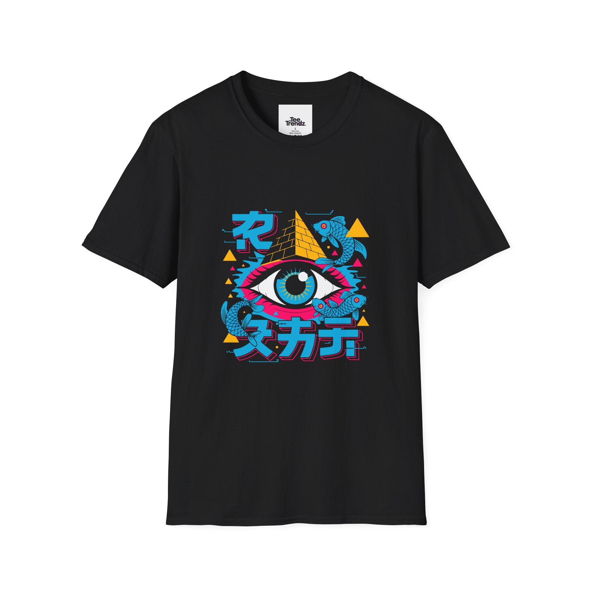 Psychedelic Eye T-Shirt — Retro Japanese Graphic Tee