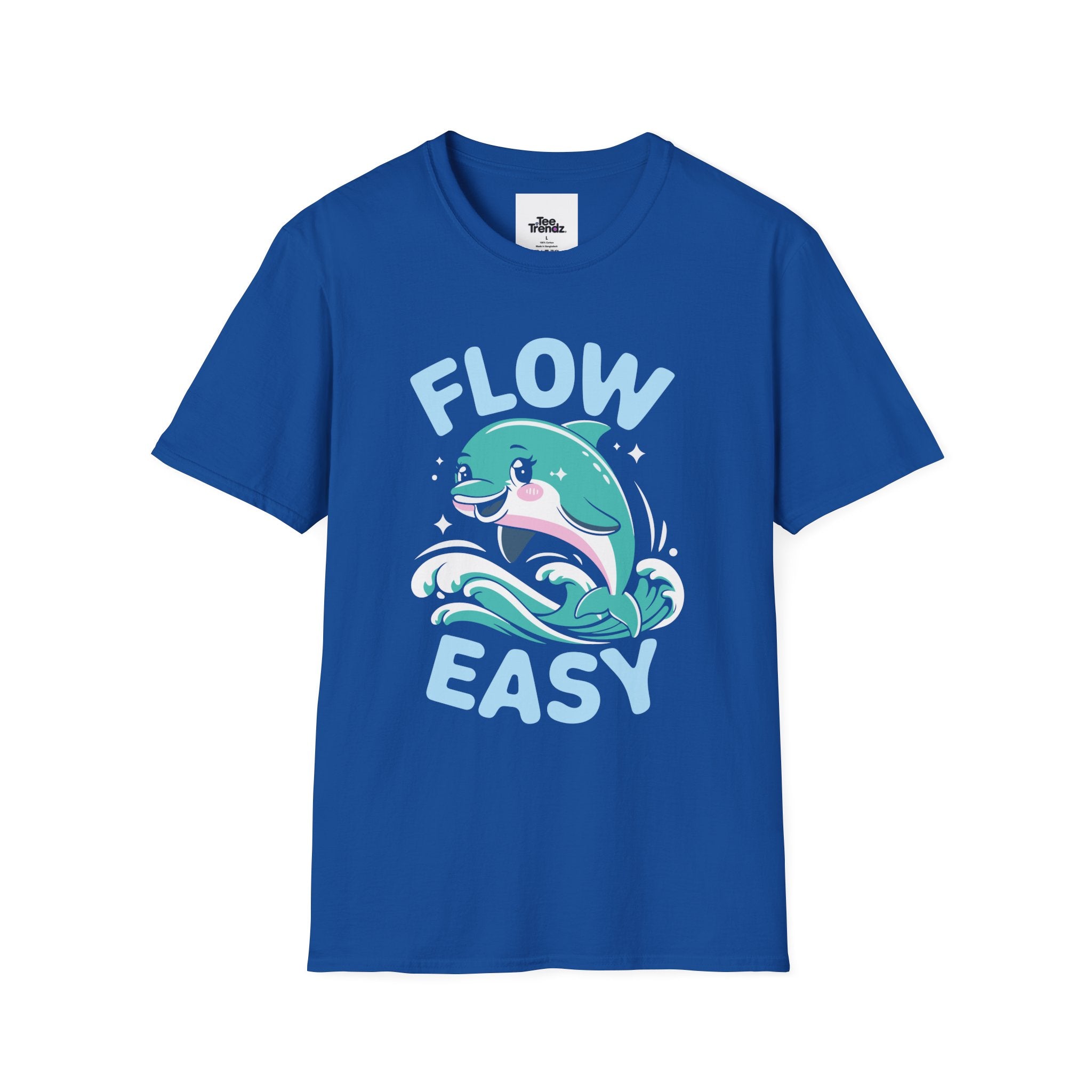 Flow Easy Dolphin T-Shirt — Cute Sea Life Graphic Tee