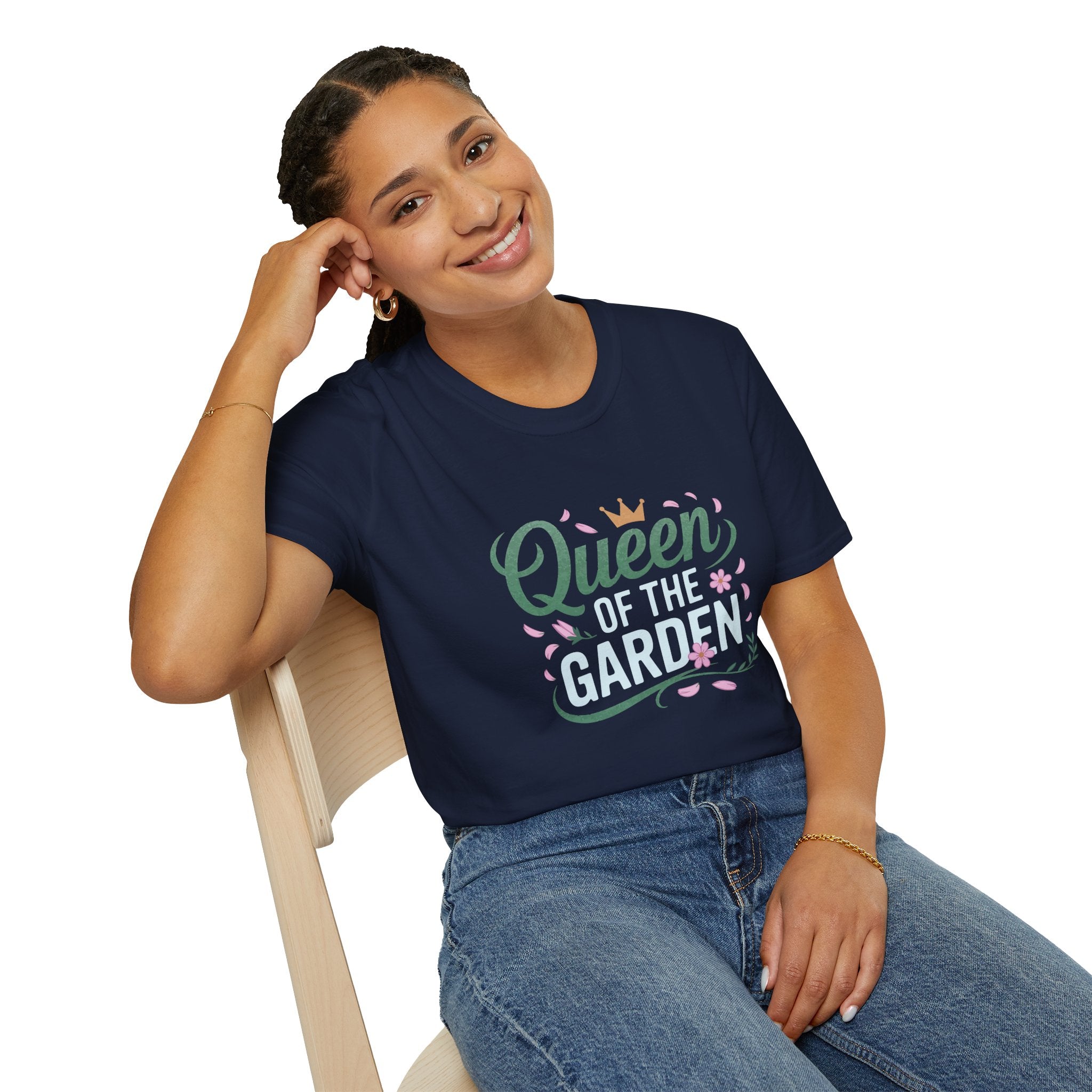 Queen of the Garden T-Shirt — Floral Gardener Gift