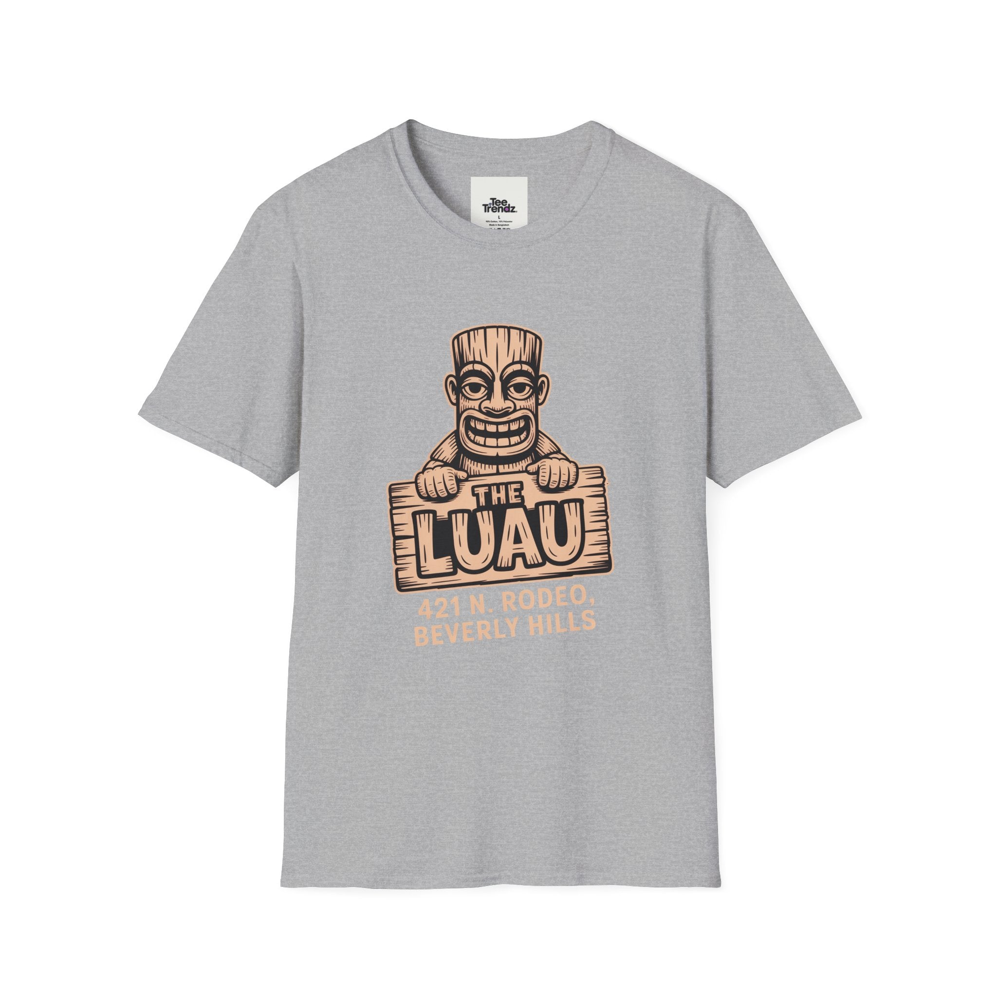 Luau T-Shirt — Vintage Tiki The Luau Graphic Tee (421 N. Rodeo, Beverly Hills)
