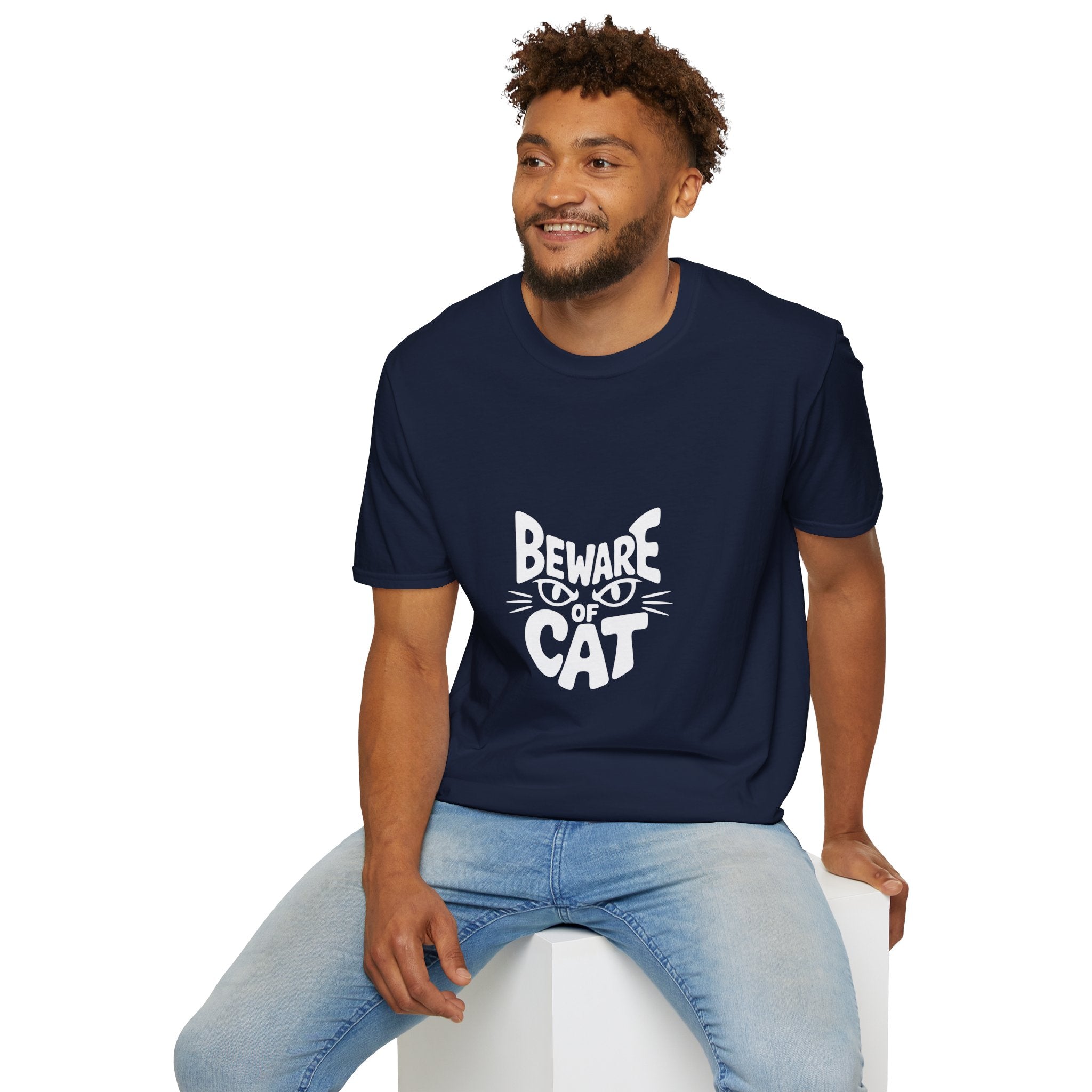 Beware of Cat T-Shirt — Funny Cat Lover Tee