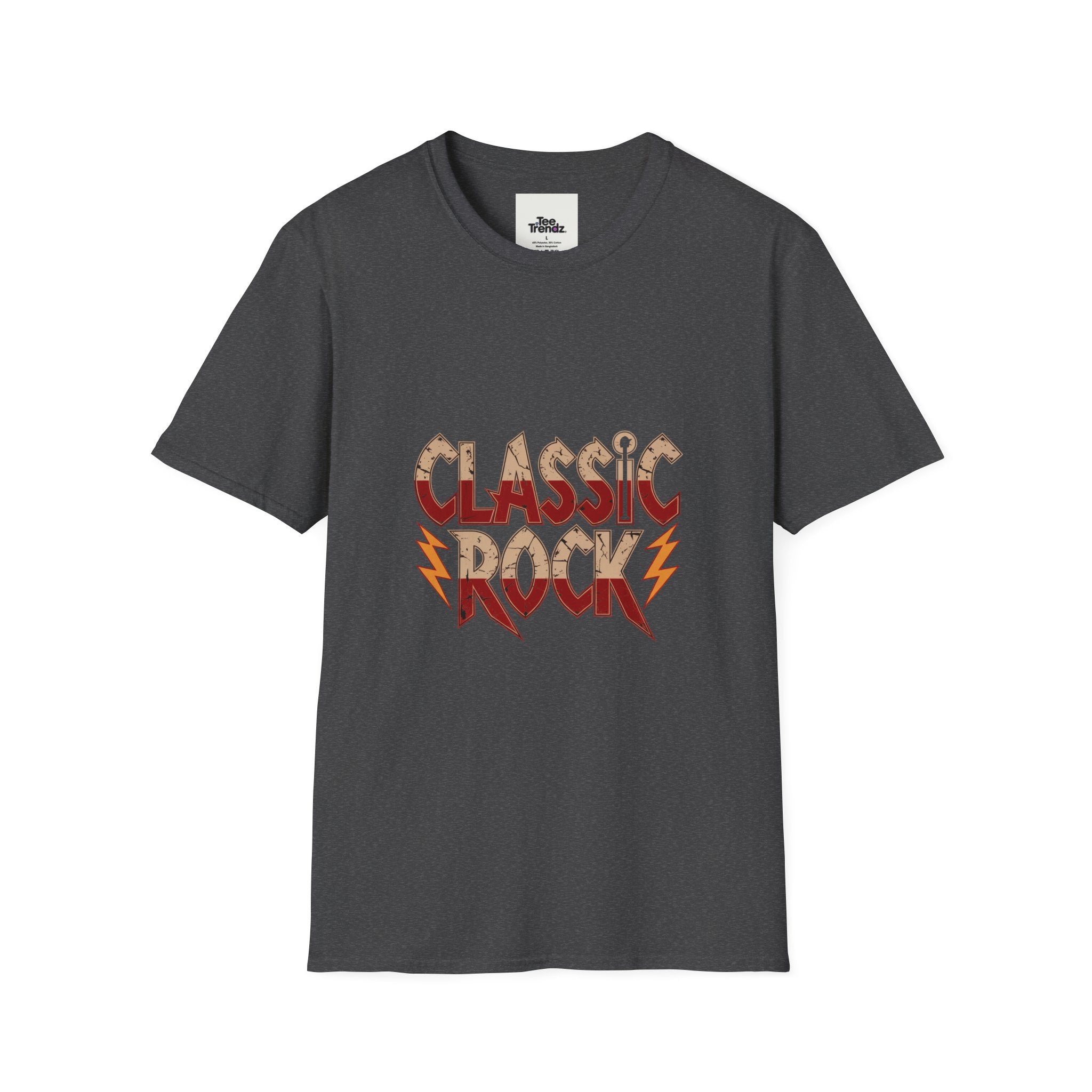 Classic Rock T-Shirt — Retro Lightning Band Tee