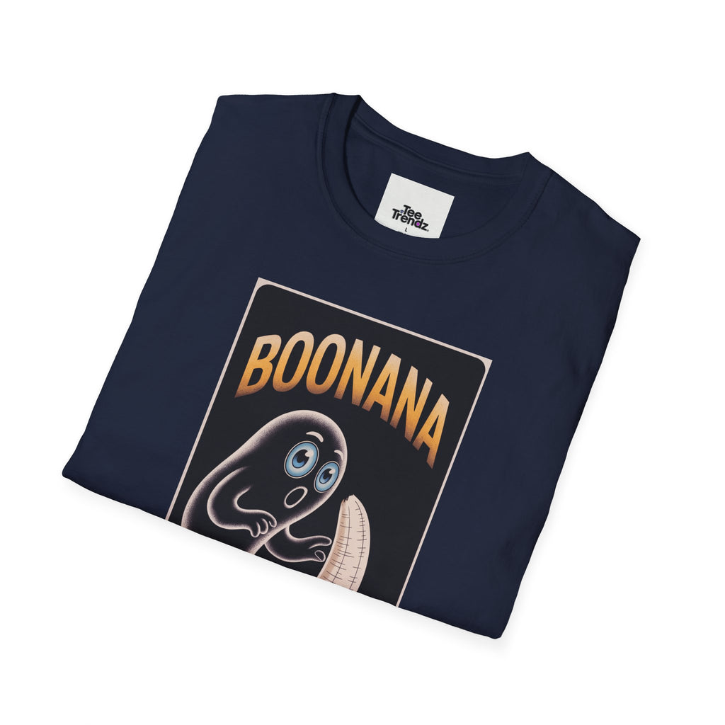 T-Shirt — "Boonana" Ghost with Banana Retro Graphic