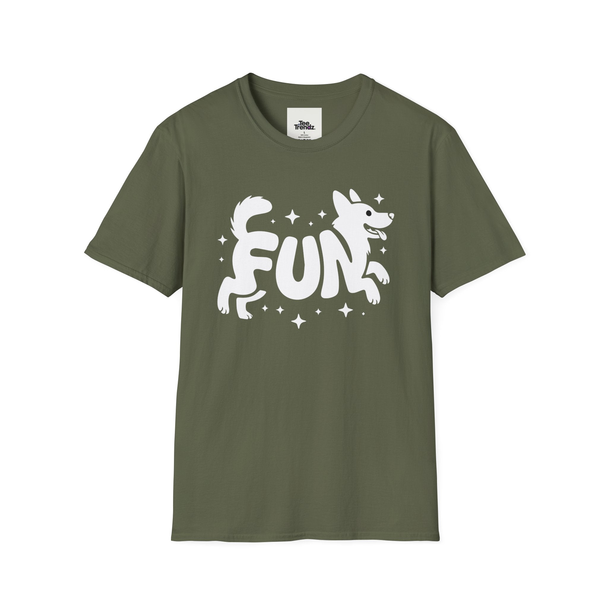 Fun Fox T-Shirt — Playful Kids Graphic Tee with 'FUN' Design