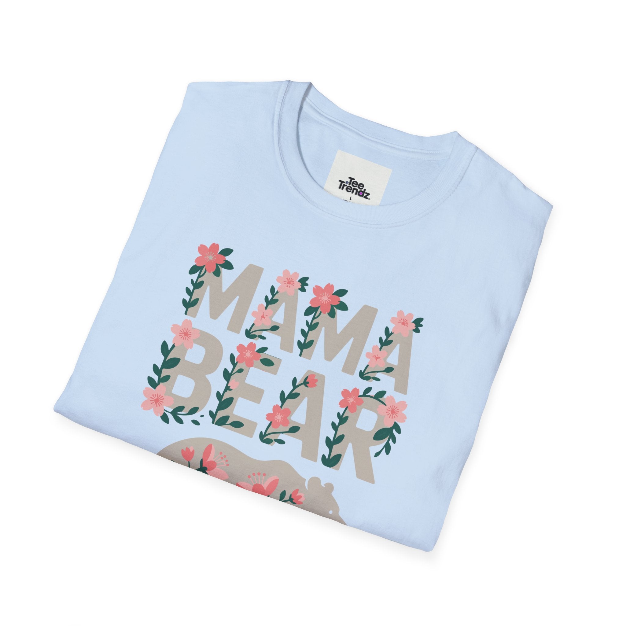 Mama Bear Floral T-Shirt — Mother's Day Mom Tee