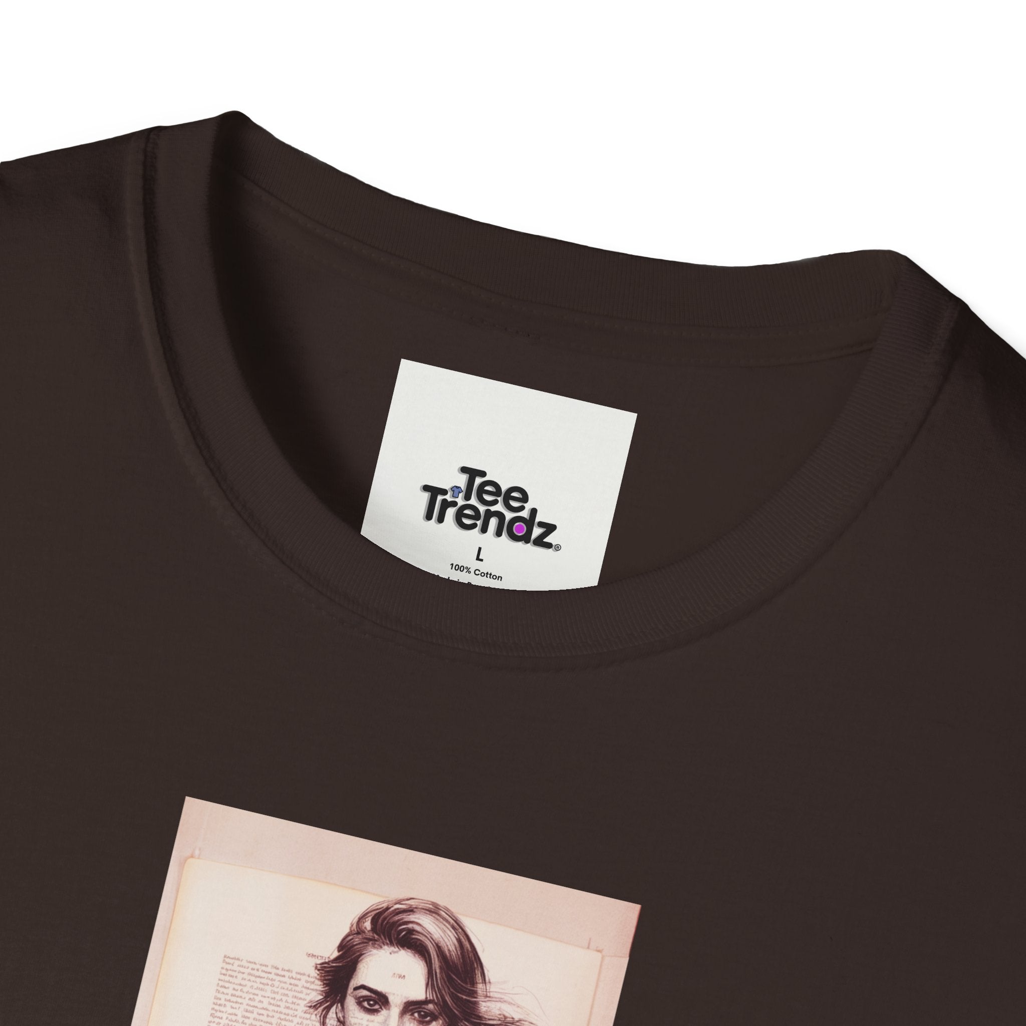 Fashion Illustration Tee — Colorful Watercolor Model Graphic T-Shirt