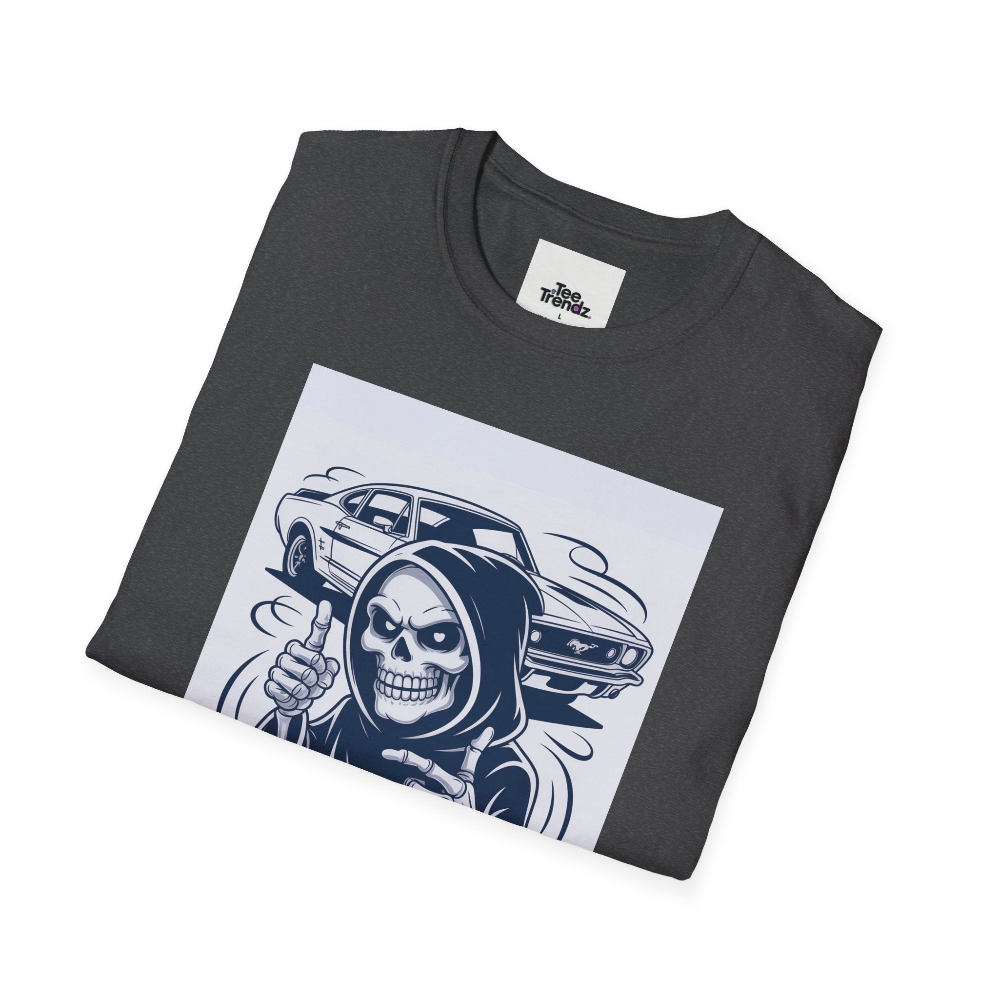 Stay Classic Skull Car T-Shirt — Vintage Japanese Streetwear Tee