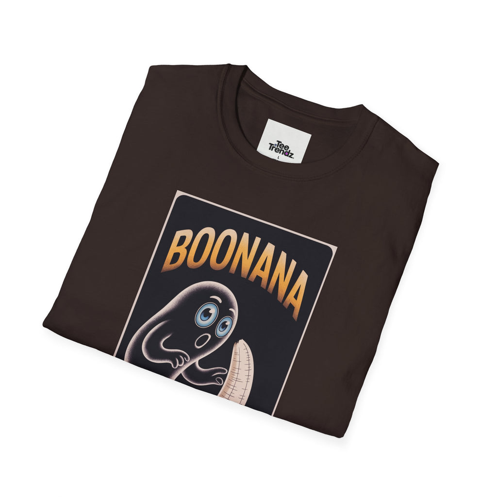 T-Shirt — "Boonana" Ghost with Banana Retro Graphic