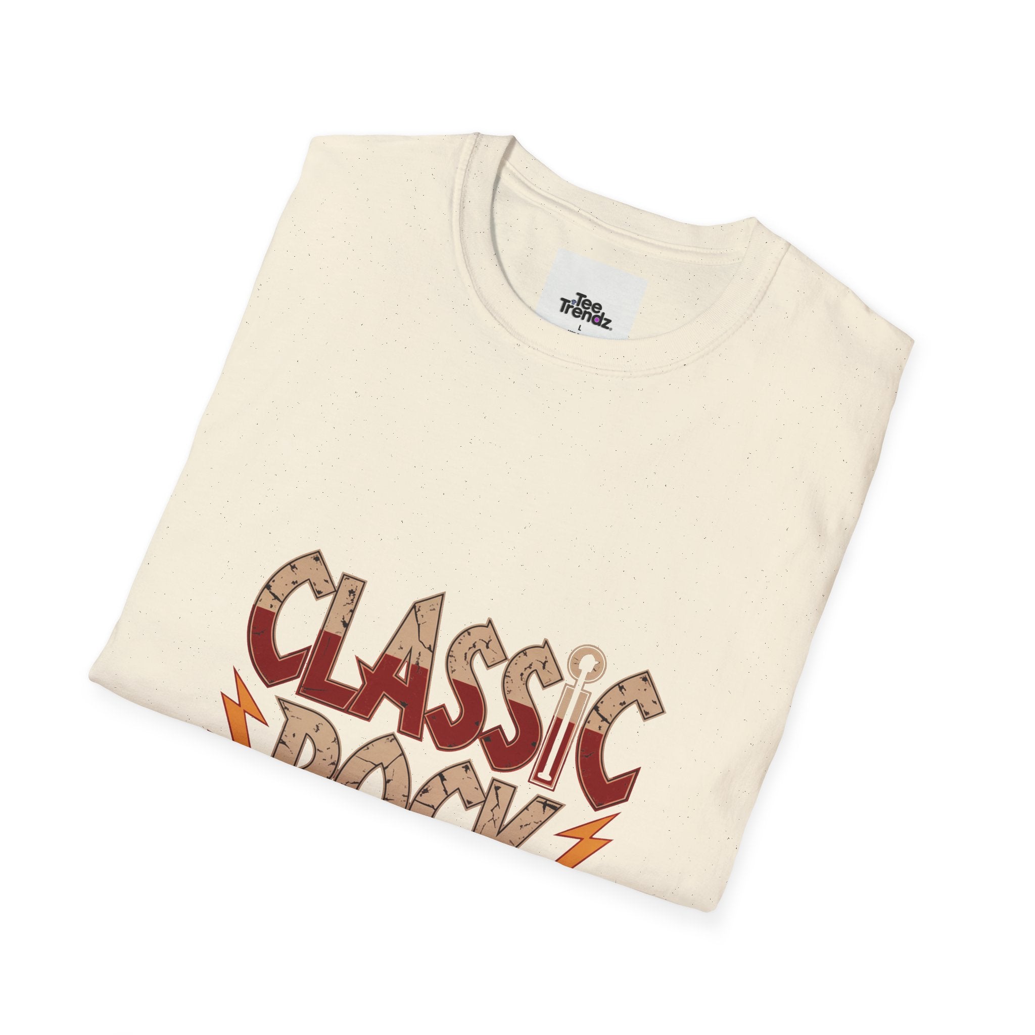 Classic Rock T-Shirt — Retro Lightning Band Tee